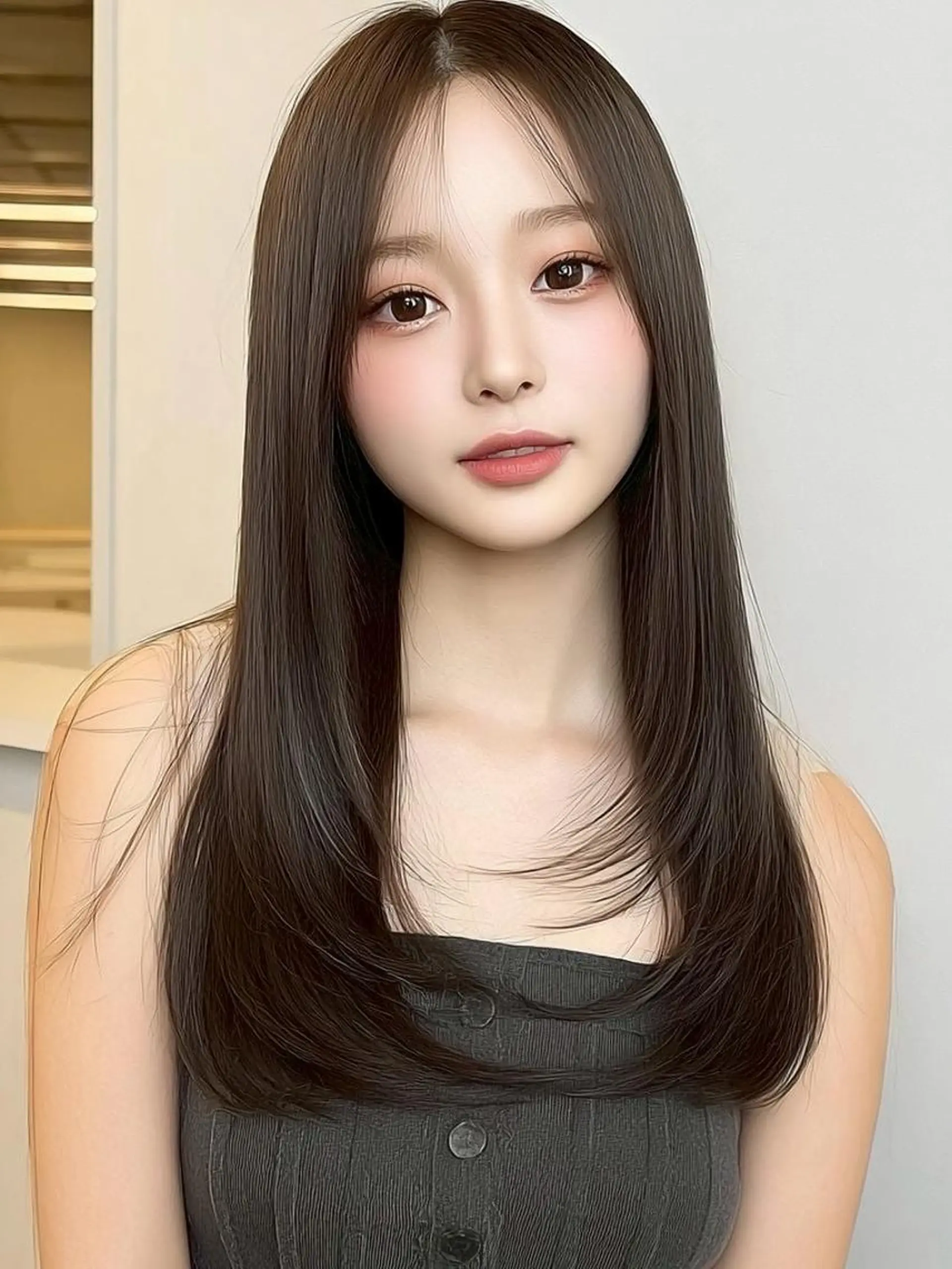 パーマ 切りっぱなしボブ ショートボブ ボブ 髪質改善 縮毛矯正 ✨髪質改善ストレート ✨/ミヤビのヘアスタイル