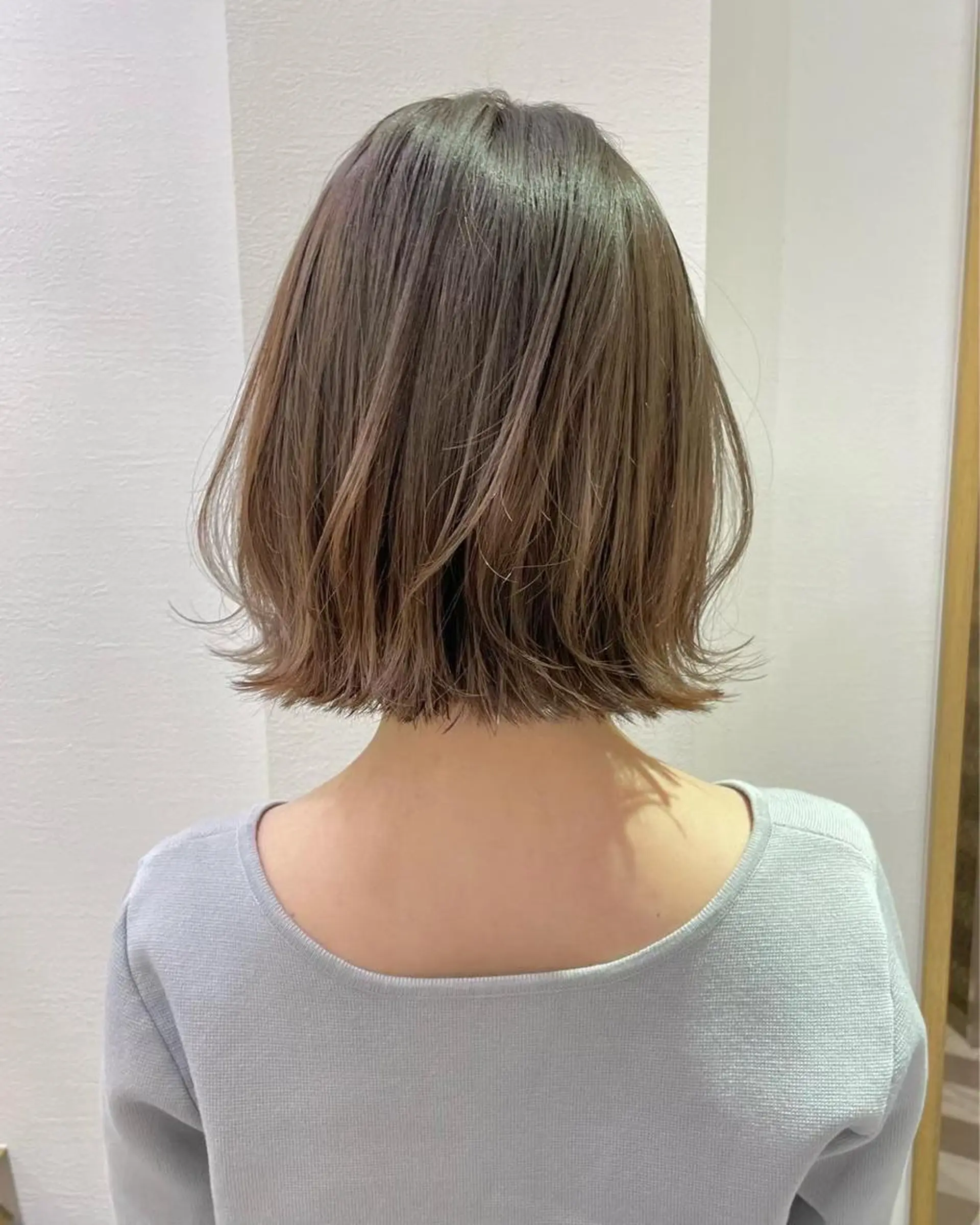 ミディアム カット 縮毛矯正 トリートメント ✨髪質改善特化✨副 店長椎葉信乃介のヘアスタイル