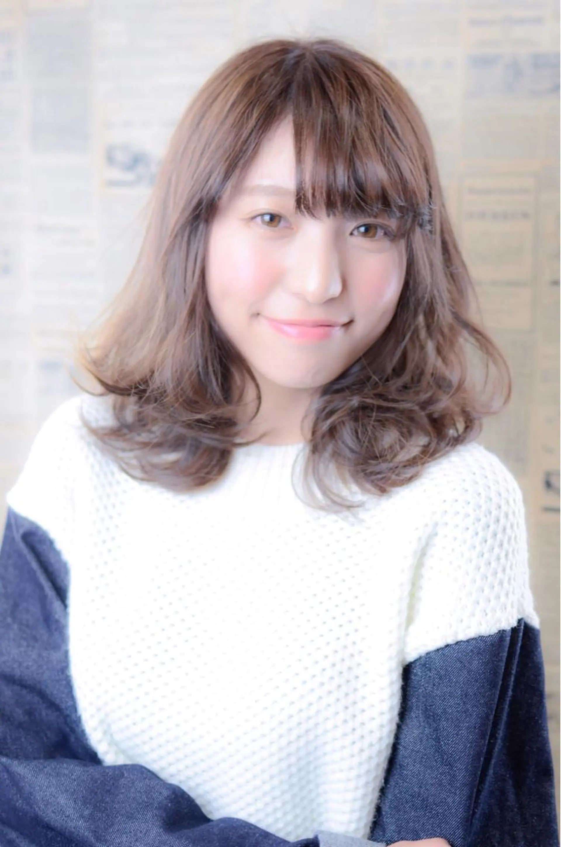ミディアム Campus キャンパスのヘアスタイル