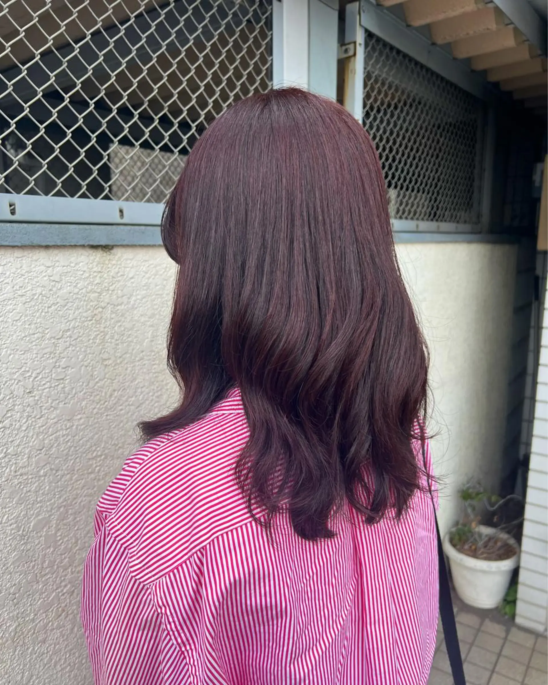 カラー ブリーチ ブリーチなしカラー ピンクカラー 樽川 紗月のヘアスタイル