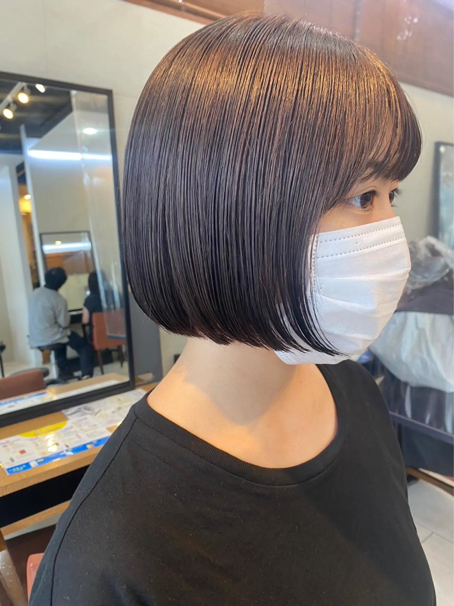 ショート ボブ ショートヘア メンズカット曲がる 縮毛矯正佐々木タクマのヘアスタイル