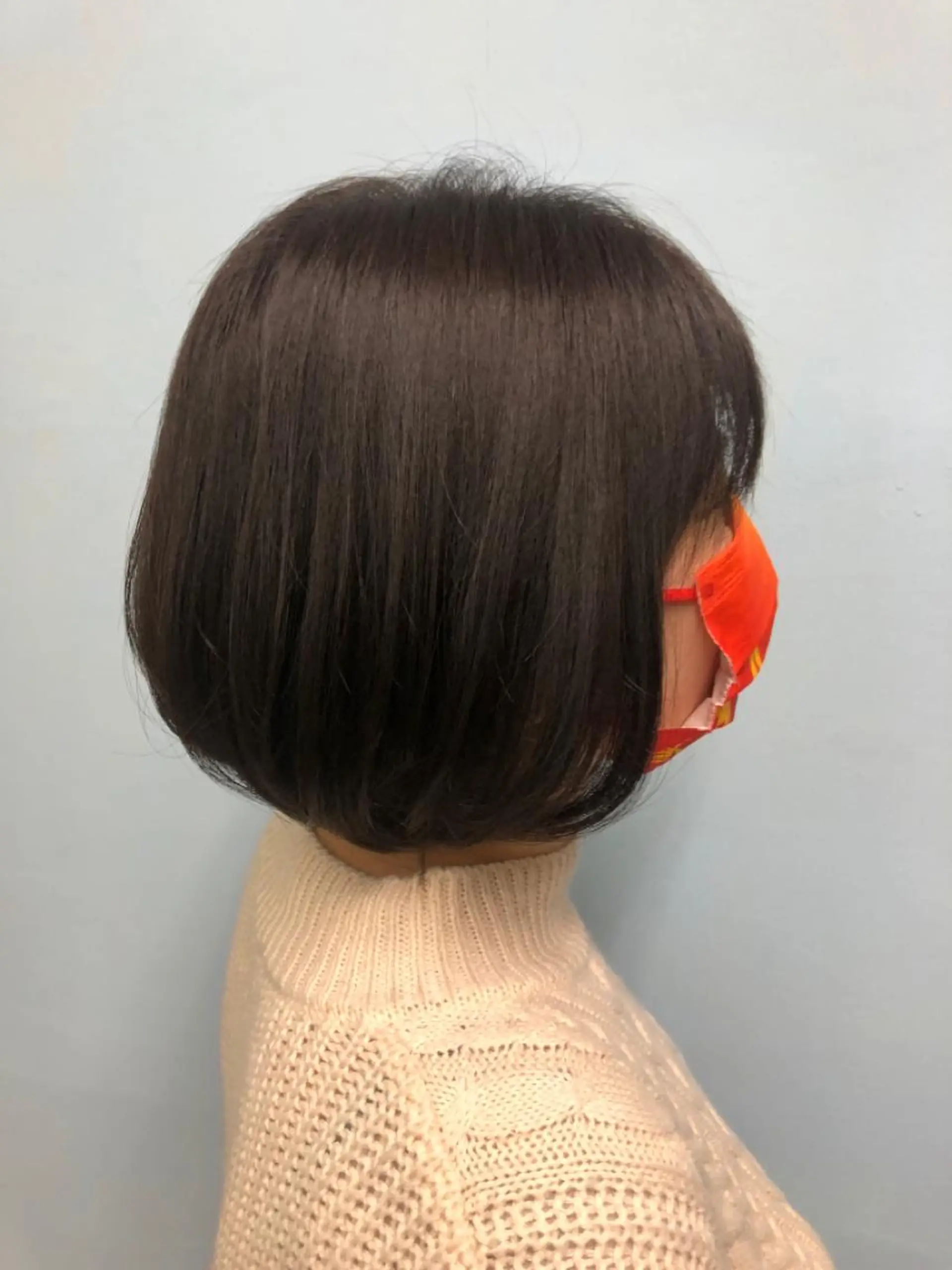 ショート カット 縮毛矯正 艶カラー🩵💛 NANAのヘアスタイル