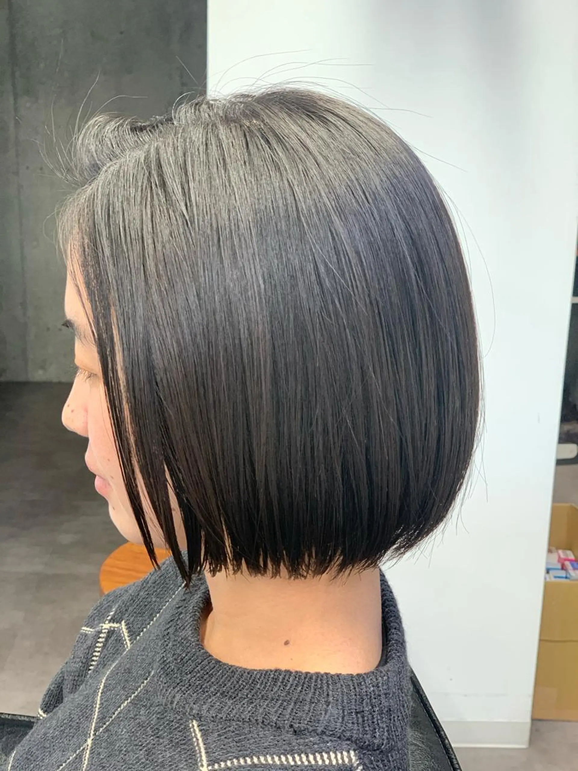 ミディアム パーマ tokute 高円寺店のヘアスタイル