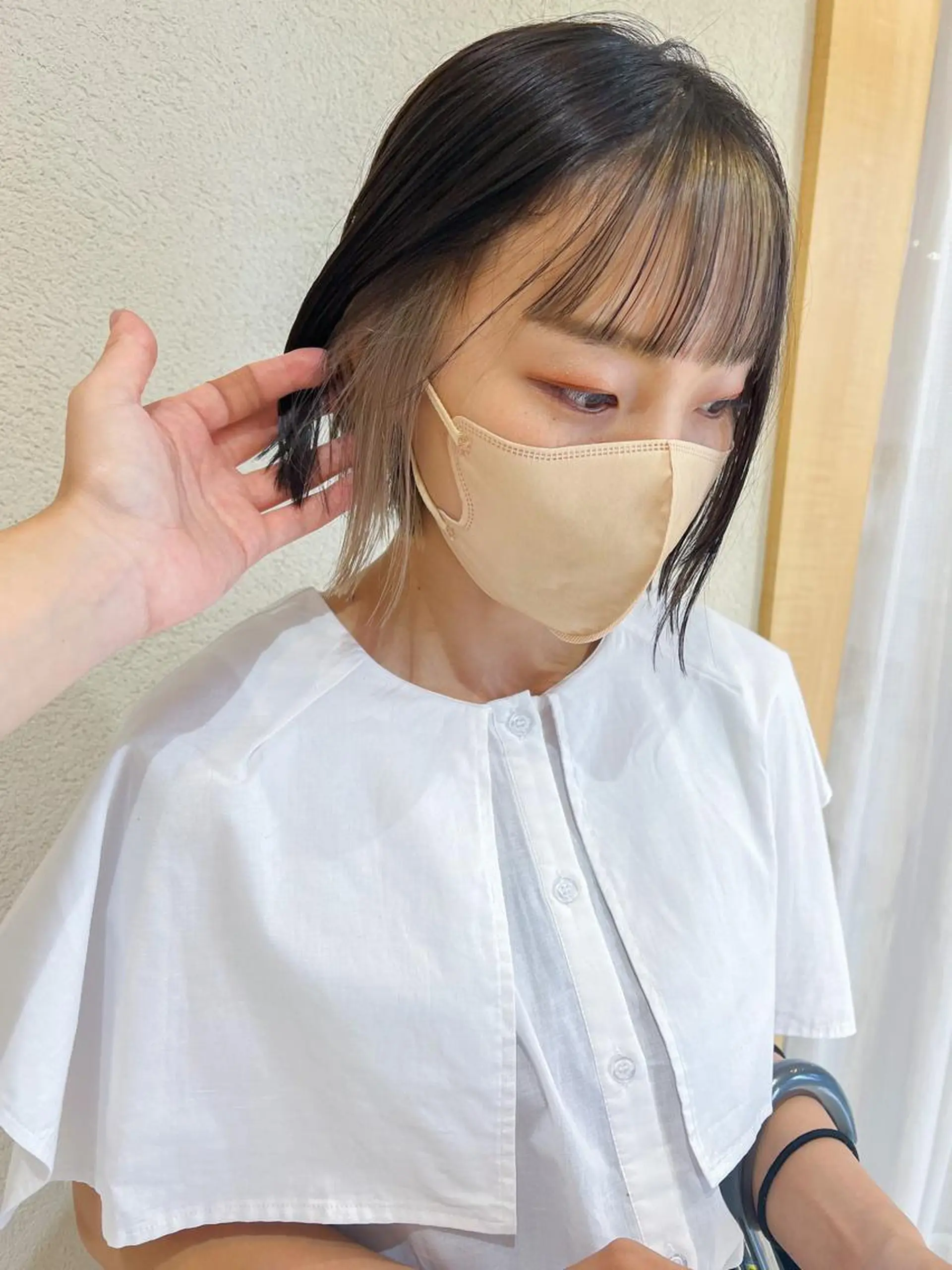 ショート カラー ヘアカラー トリートメント 韓国風デザイン 💐MIZUKI💐のヘアスタイル