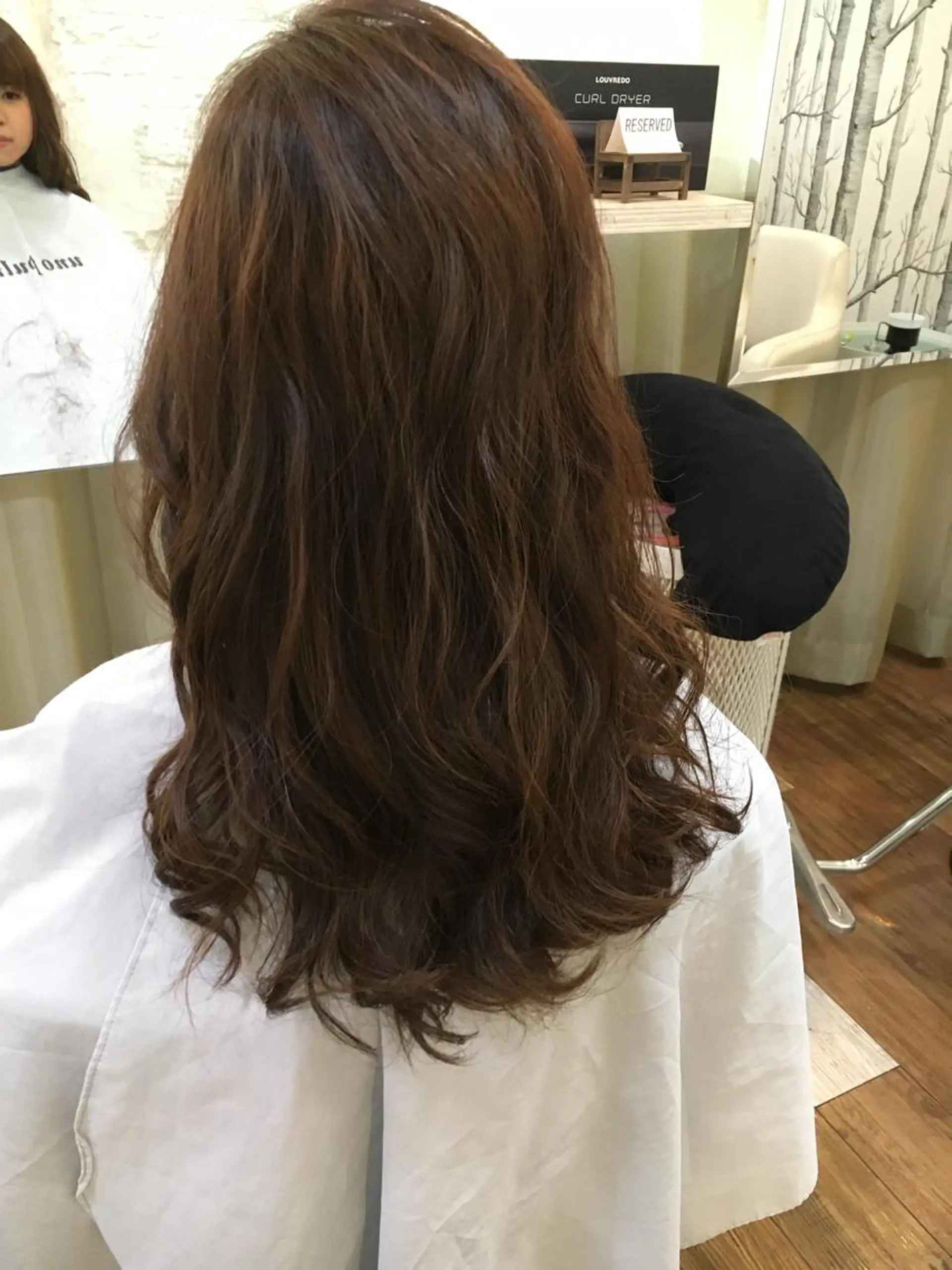 セミロング レイヤーカット 角床直哉 カラーカットNO 1のヘアスタイル