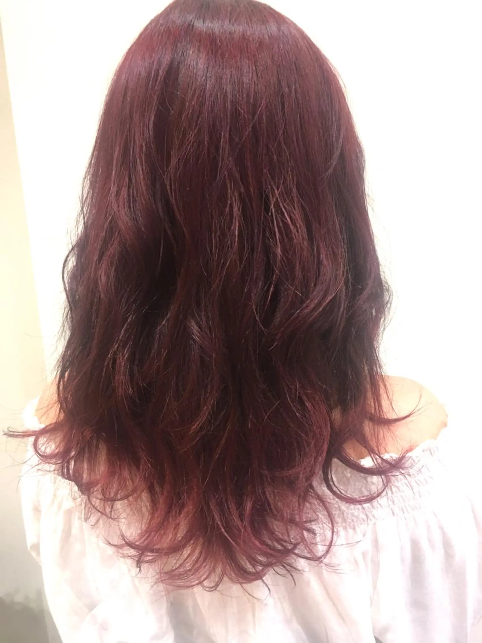 ロング カット ヘアカラー トリートメント sato manamiのヘアスタイル