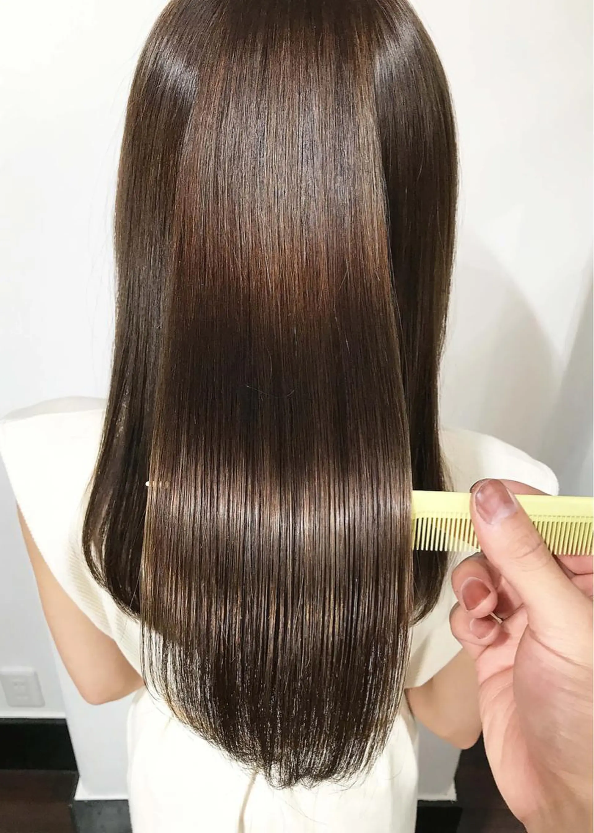 ロング カット ヘアカラー トリートメント CARICIA🌱 masaeのヘアスタイル