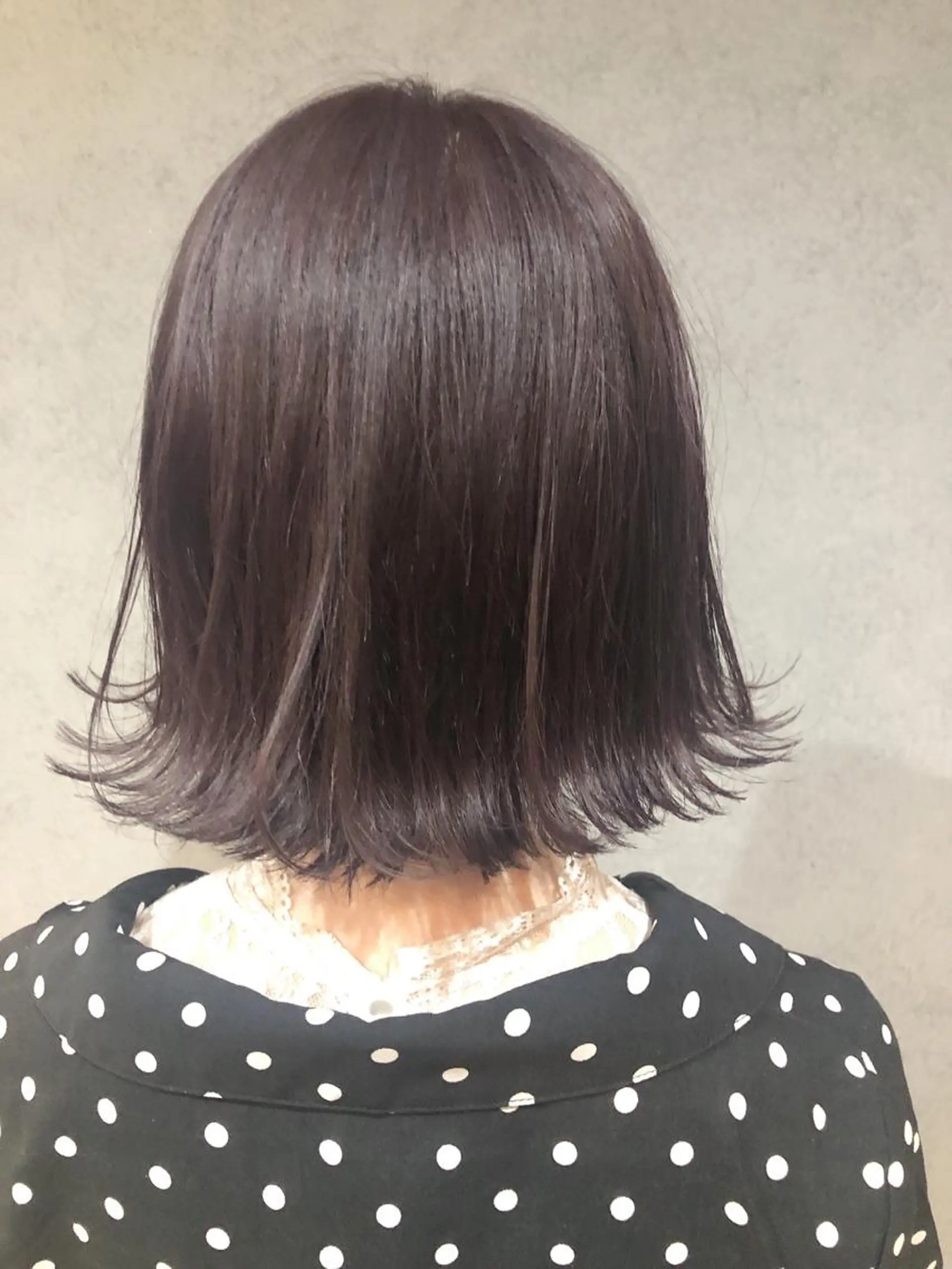 ショート カラー グレージュ ラベンダーカラー ラベンダーグレージュ ラベンダーグレー 櫻井 未悠のヘアスタイル