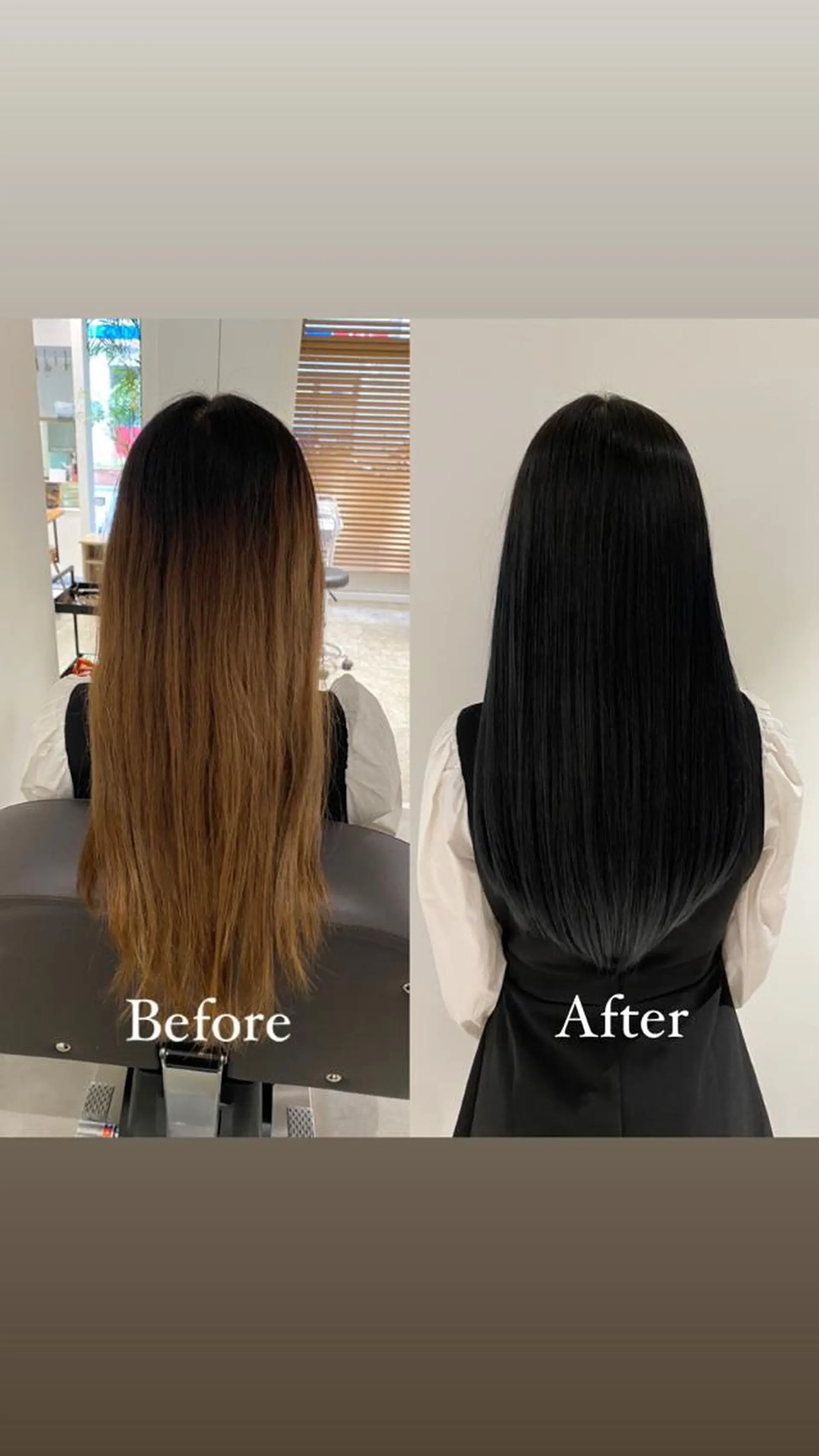 ロング カラー ヘアカラー トリートメント Beleza Era所属・韓国レイヤー/ 縮毛矯正🎀minaのヘアスタイル