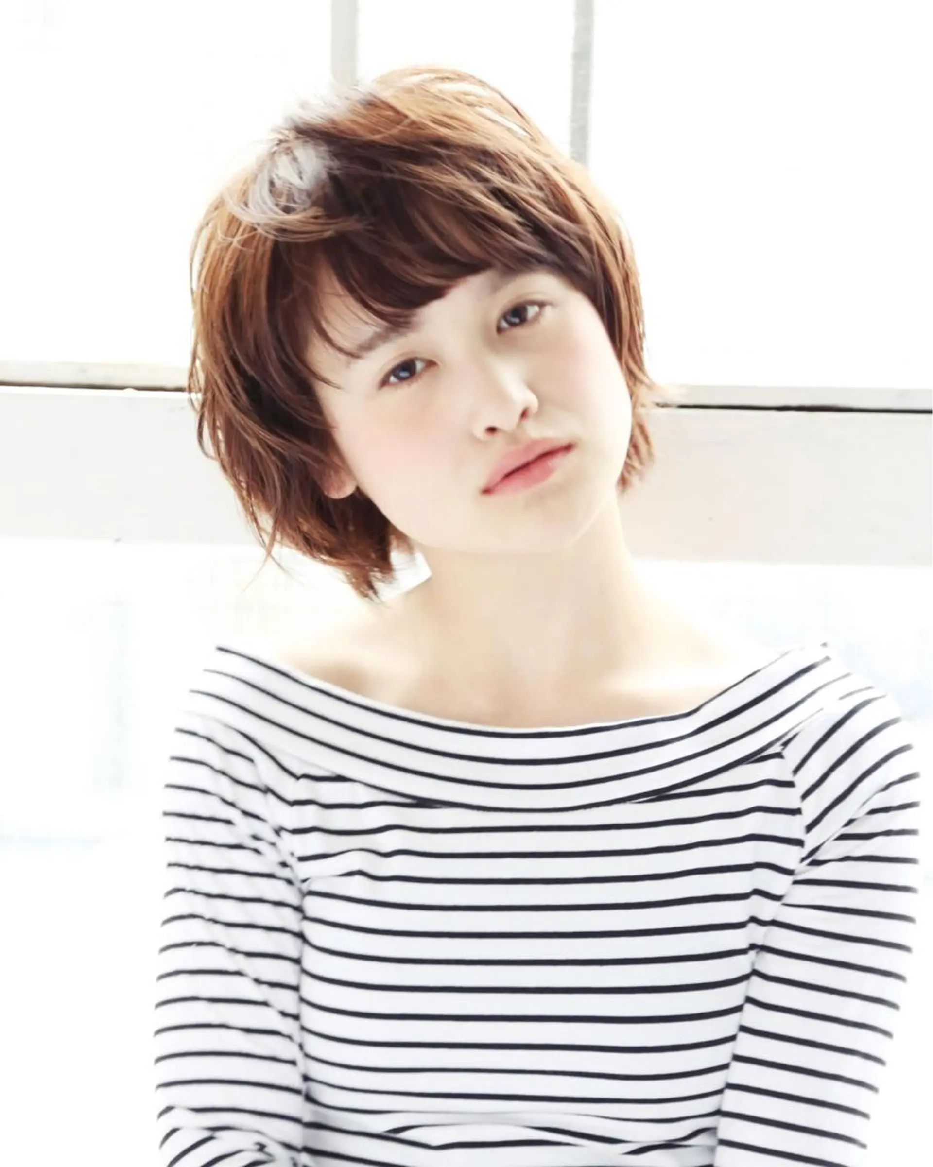 ショート ミディアム セミロング ロング カラー パーマ ヘアアレンジ キッズ ネイル まつエク ショート・ボブ💫 シブヤトモヒロのヘアスタイル