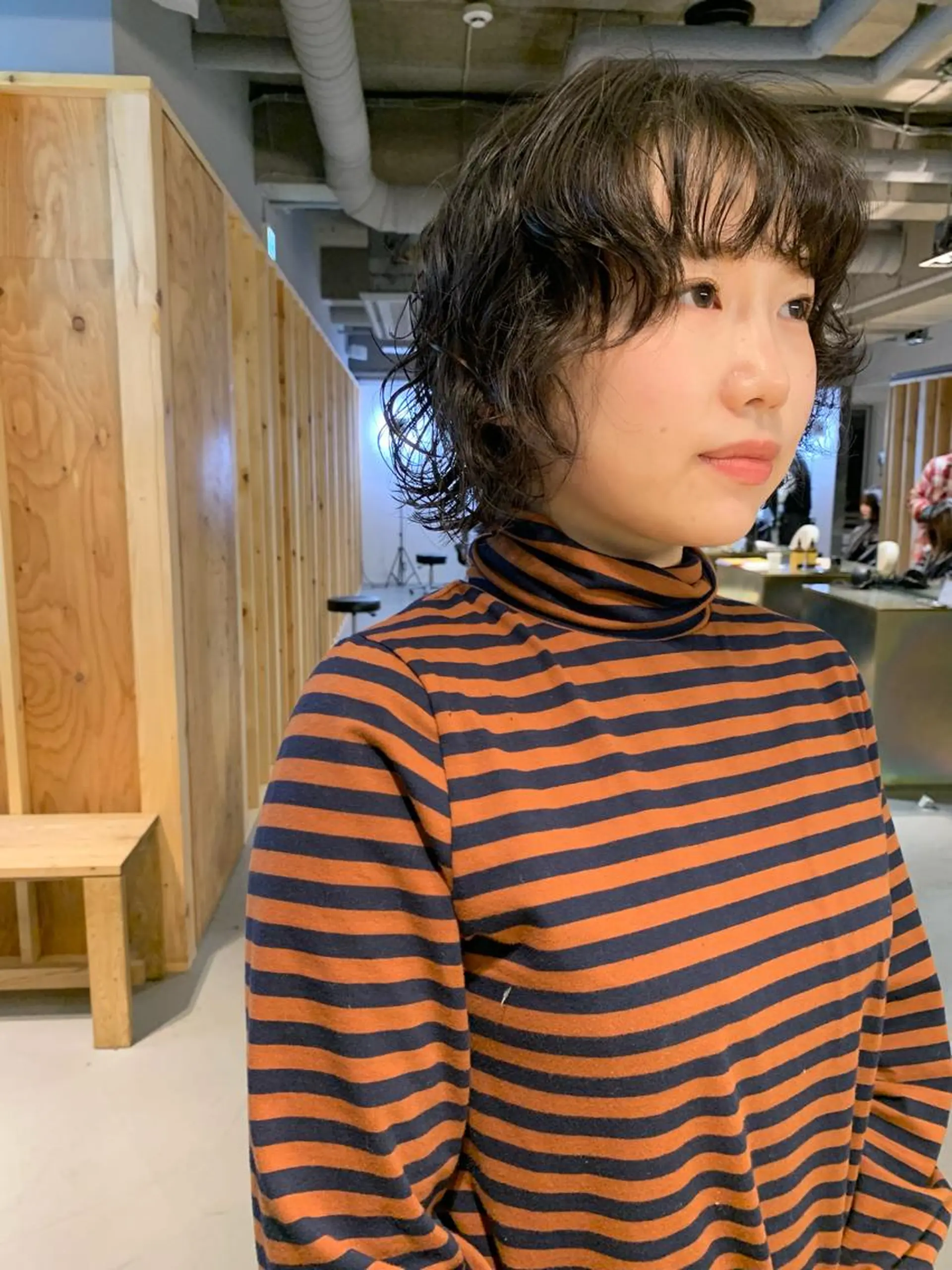 ショート パーマ ボブ ウルフカット ウルフボブ tension 【テンション】のヘアスタイル