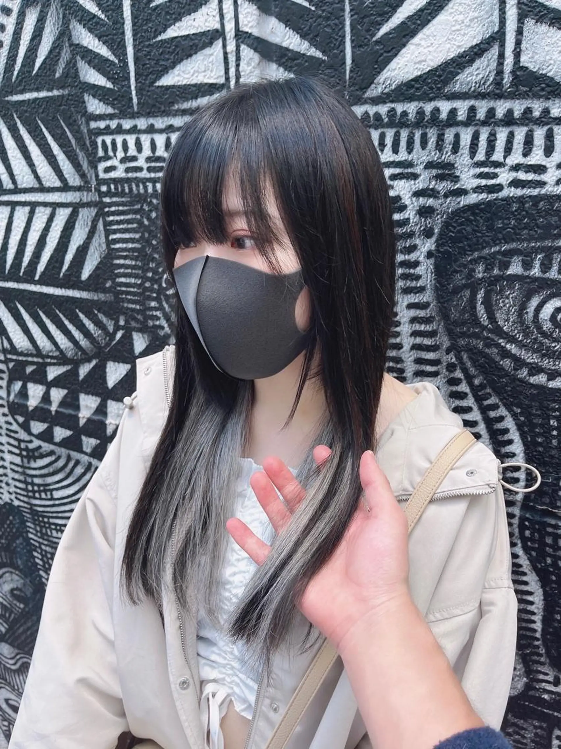 ショート カラー ヘアアレンジ マツエク・マツパ 編み込みエクステ シールエクステ インナーカラー シルバー ボブ haco+所属・🌈派手髪エクステ ブレイズ🌈ひろとのヘアスタイル