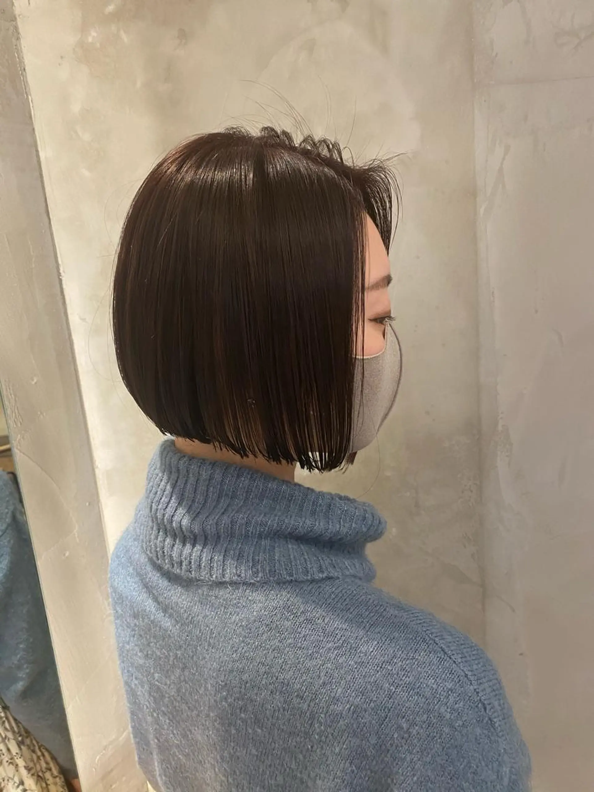 ショート カット ヘアカラー トリートメント 顔周りcut・ご相談 ＝新宿しずく🇰🇷のヘアスタイル