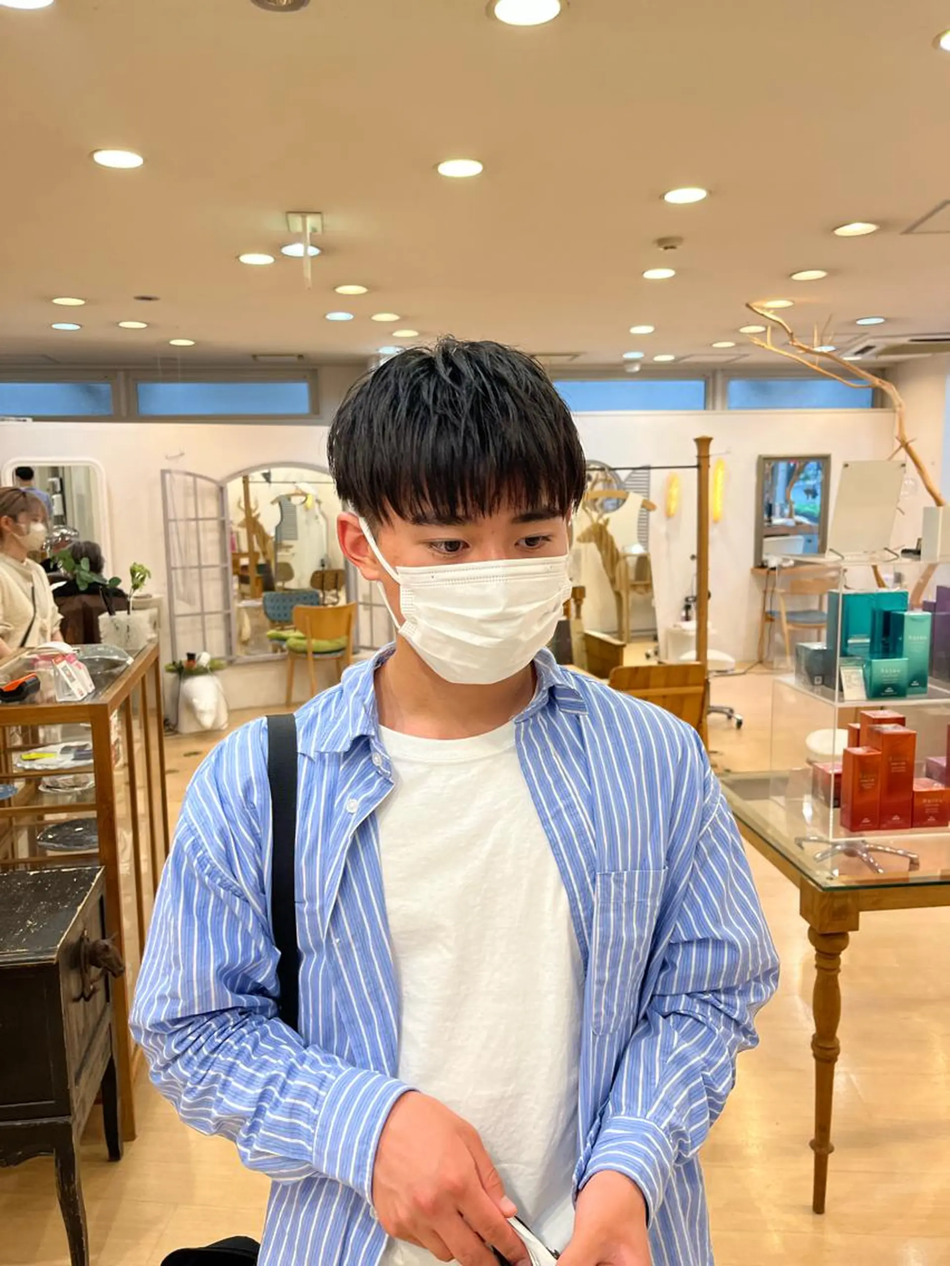 パーマ メンズ ダウンパーマ マッシュ メンズパーマ カット パーマ トリートメント 💠つたふうか/ 韓国/メンズヘア💠のヘアスタイル