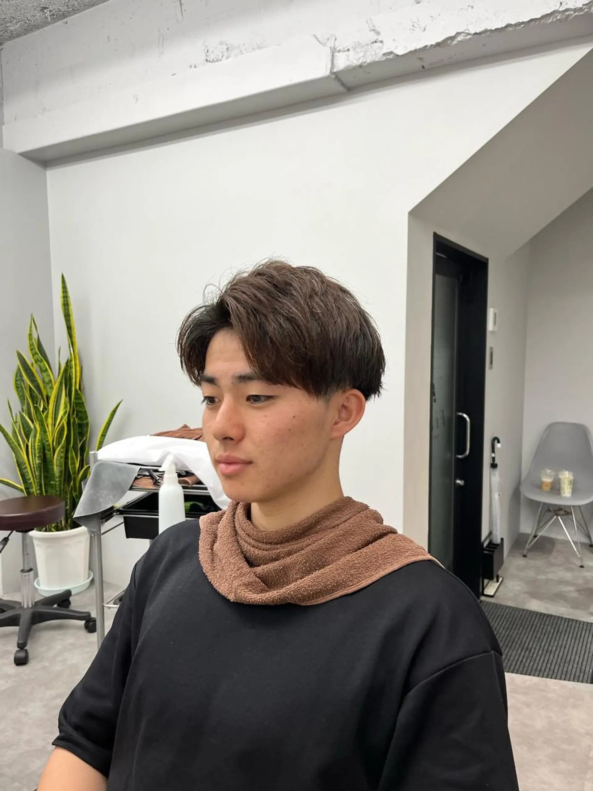 メンズ アップバング カット トリートメント Men's hair salon　FIRST所属・釜谷 健二郎のヘアスタイル