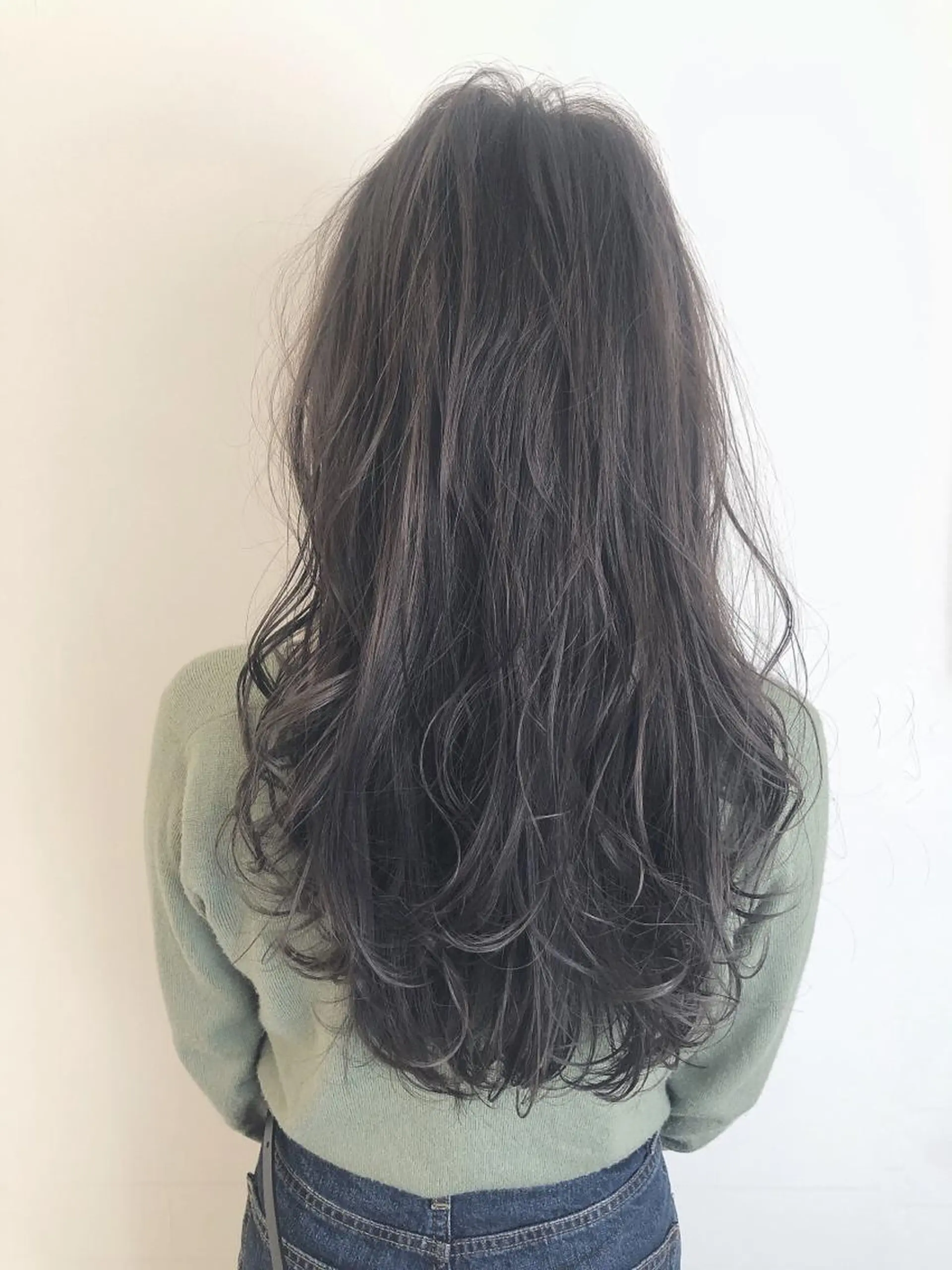 ロング カラー カット ヘアカラー 髪質改善/イルミナ/ 城崎のヘアスタイル