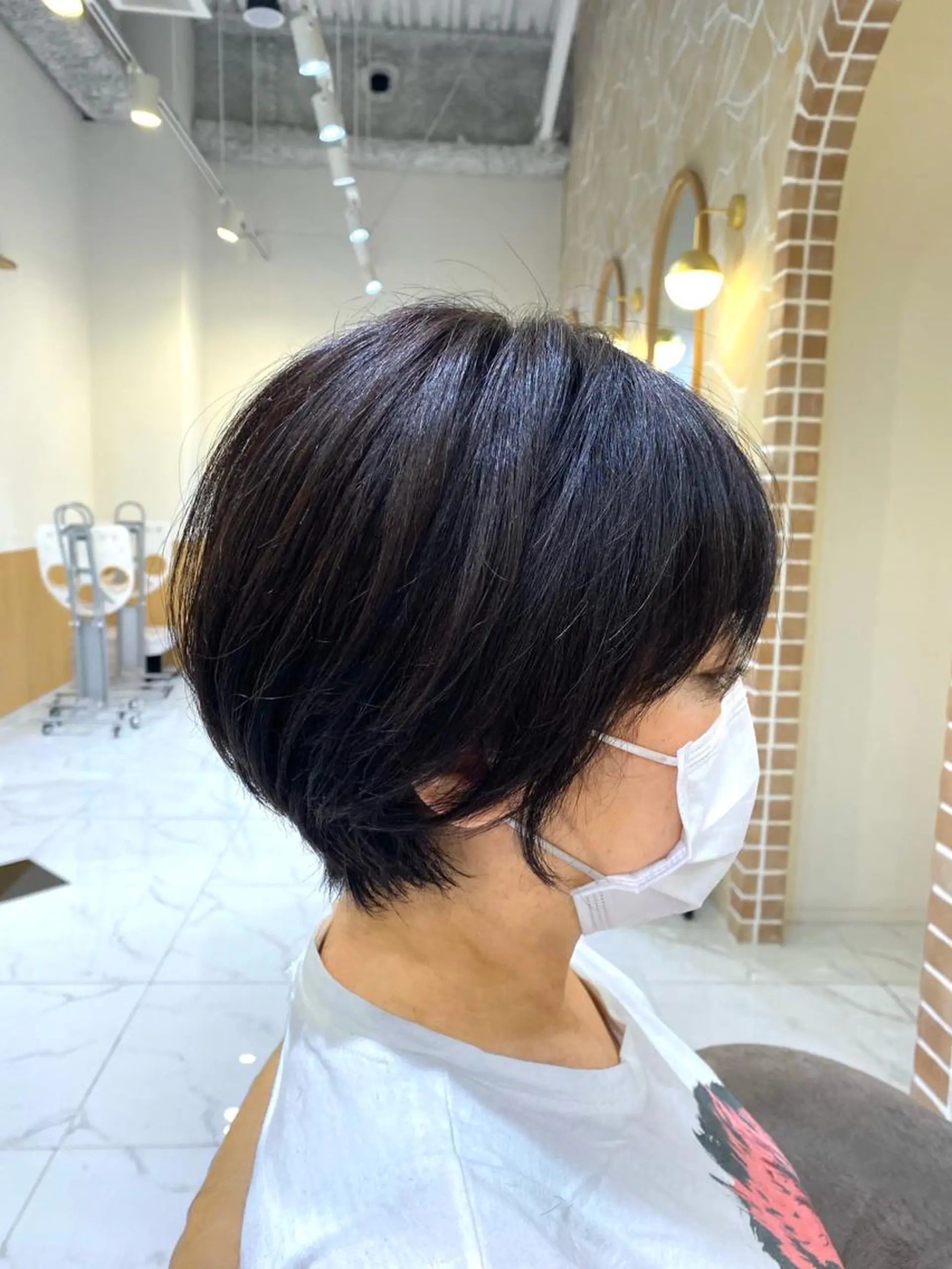 ショート 丸みショート ショートヘア 坂井 茅聖のヘアスタイル