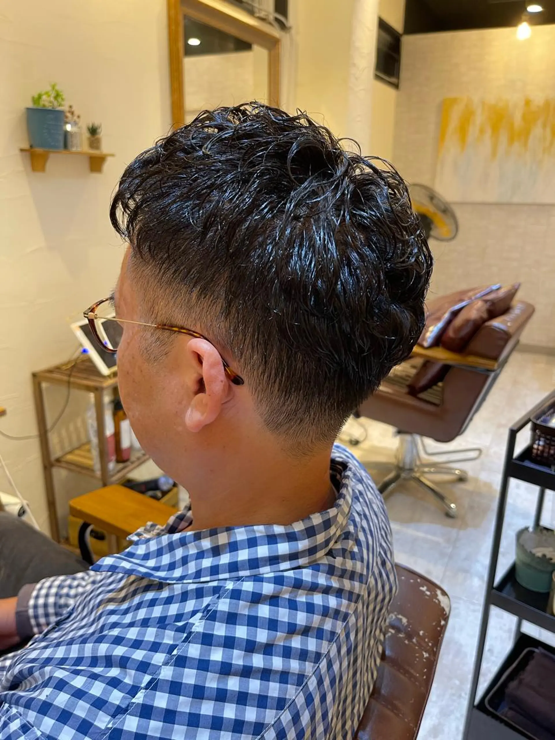 ショート カット パーマ 🍭透明感カラー 志賀拓海🍬🌈のヘアスタイル