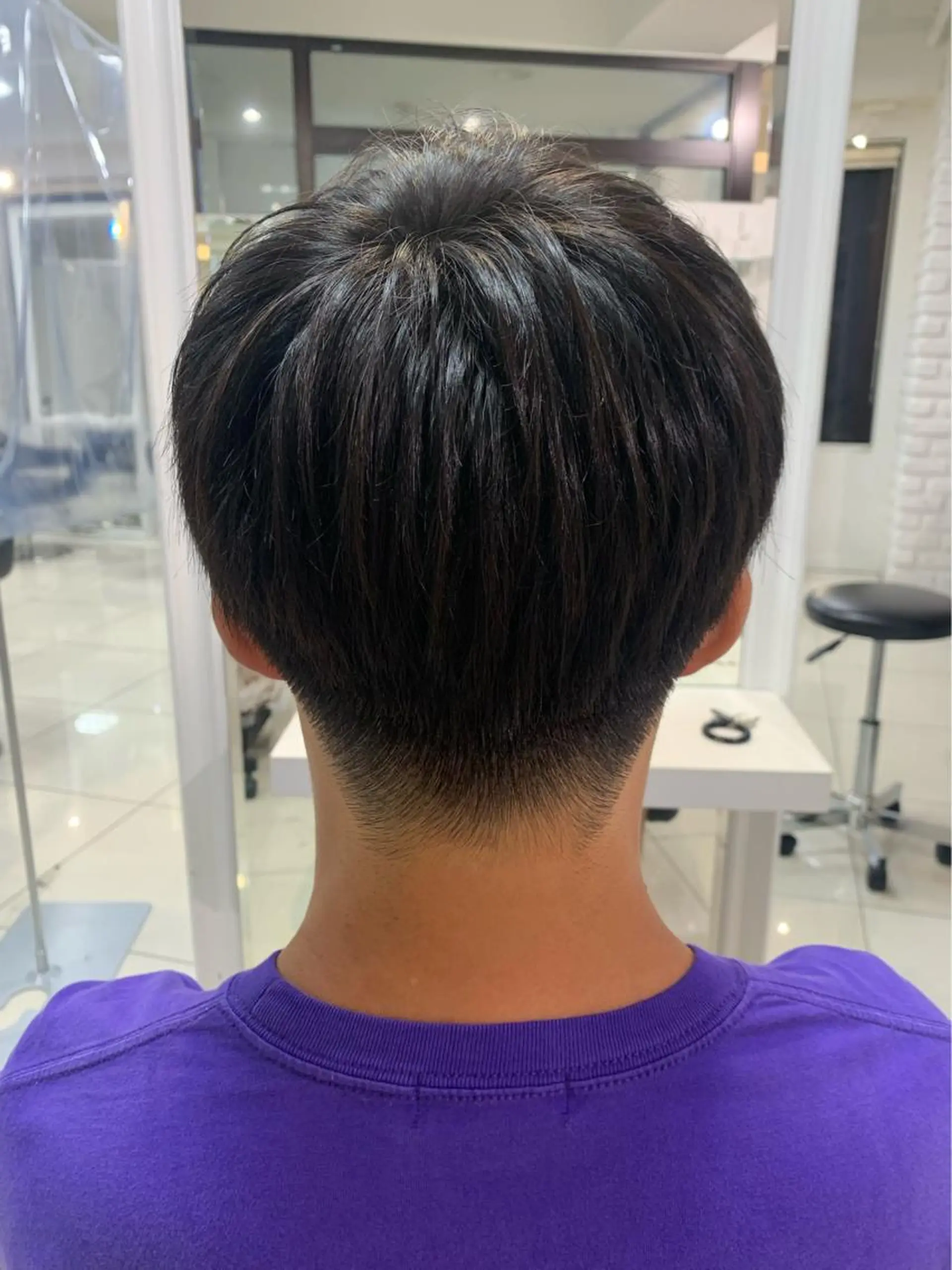 ショート メンズ マッシュ 学生（メンズ向け） 学生 カット メンズ縮毛矯正🦊ハ イトーン　RYOKAのヘアスタイル