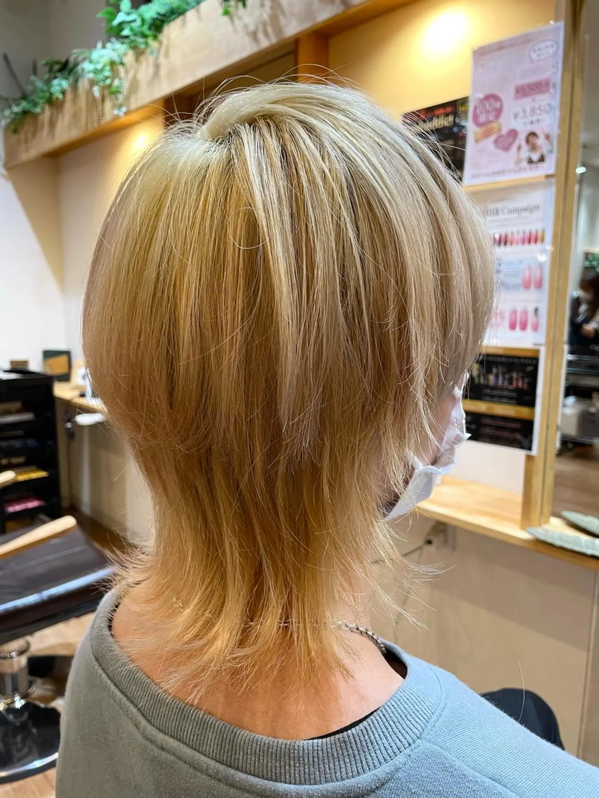 メンズ マッシュウルフ マッシュ メンズウルフカット ウルフカット Miel by ganesha所属・木村 魁成のヘアスタイル