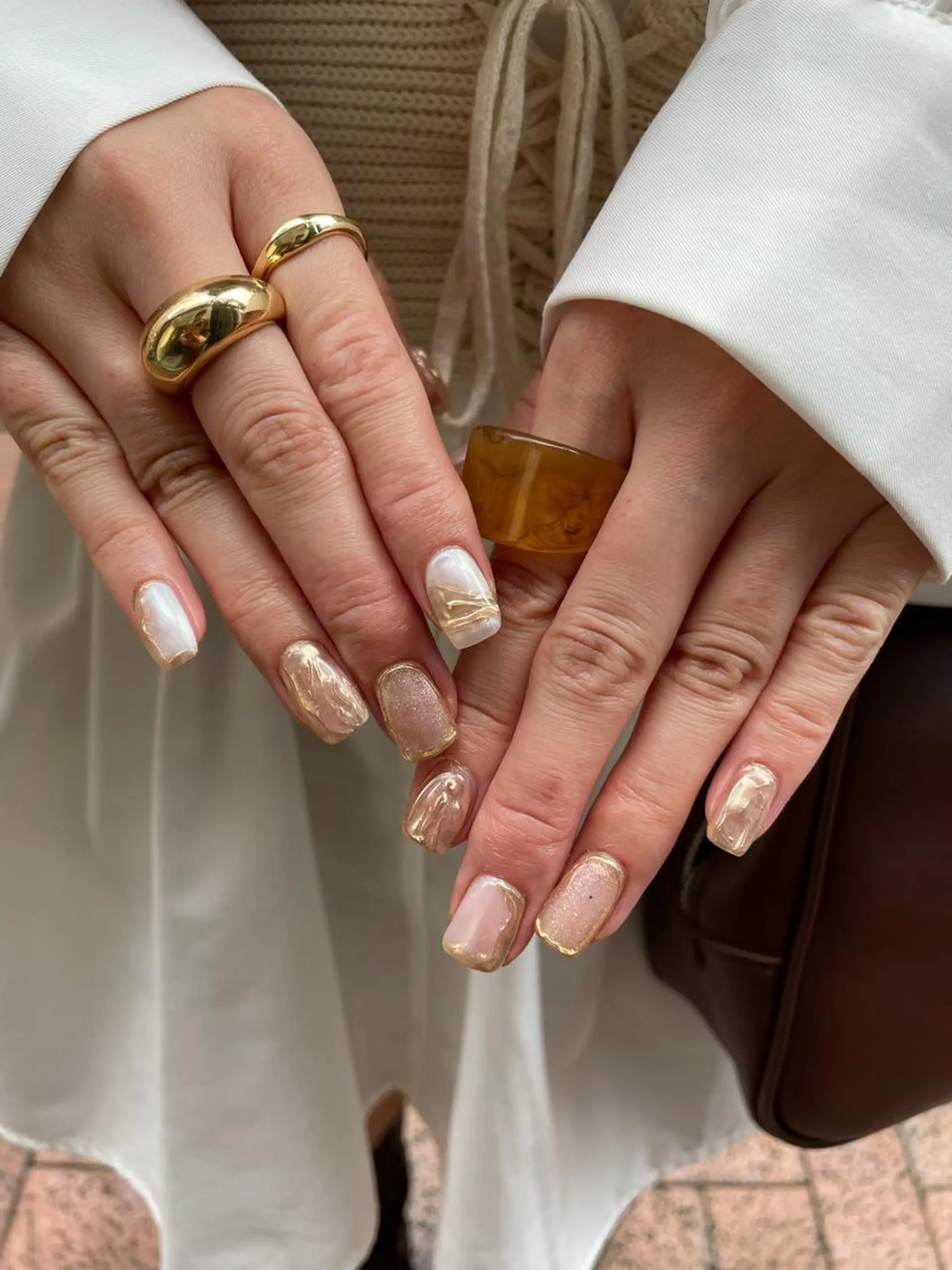 ネイル ハンドネイル 【淡色color/ nail】maikoのネイルデザイン