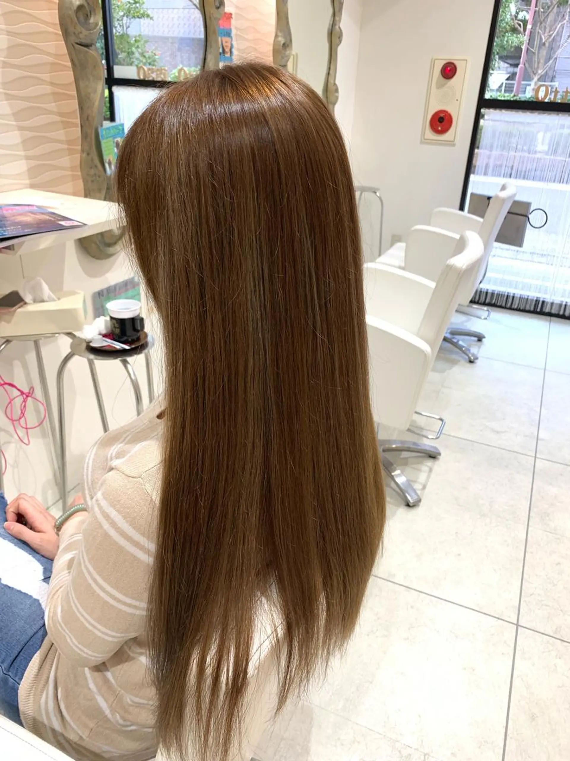 ロング カラー ヘアカラー トリートメント 松吉 純平のヘアスタイル