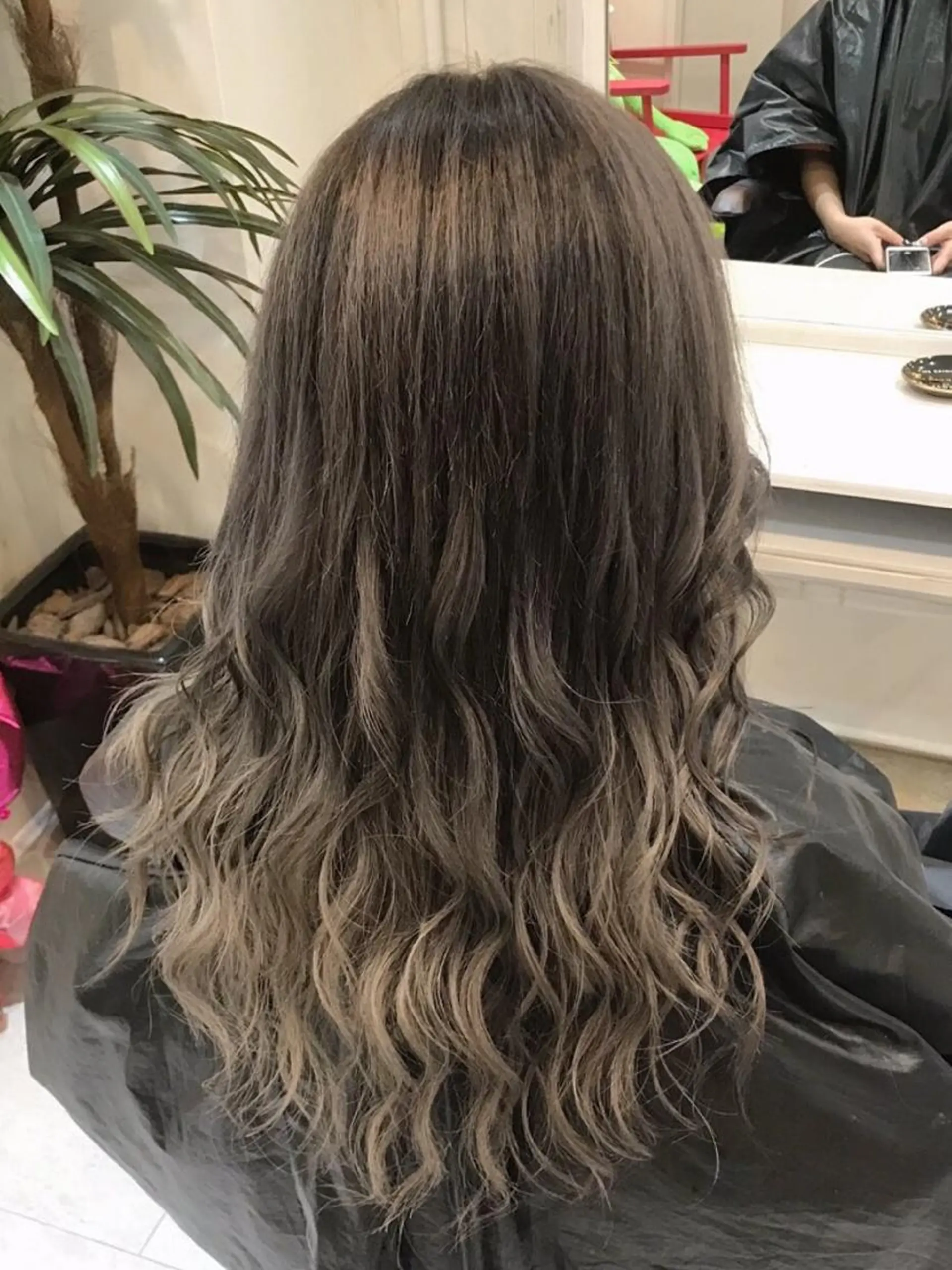 セミロング カラー ヘアアレンジ エクステ地域最安値★ Device梅田のヘアスタイル