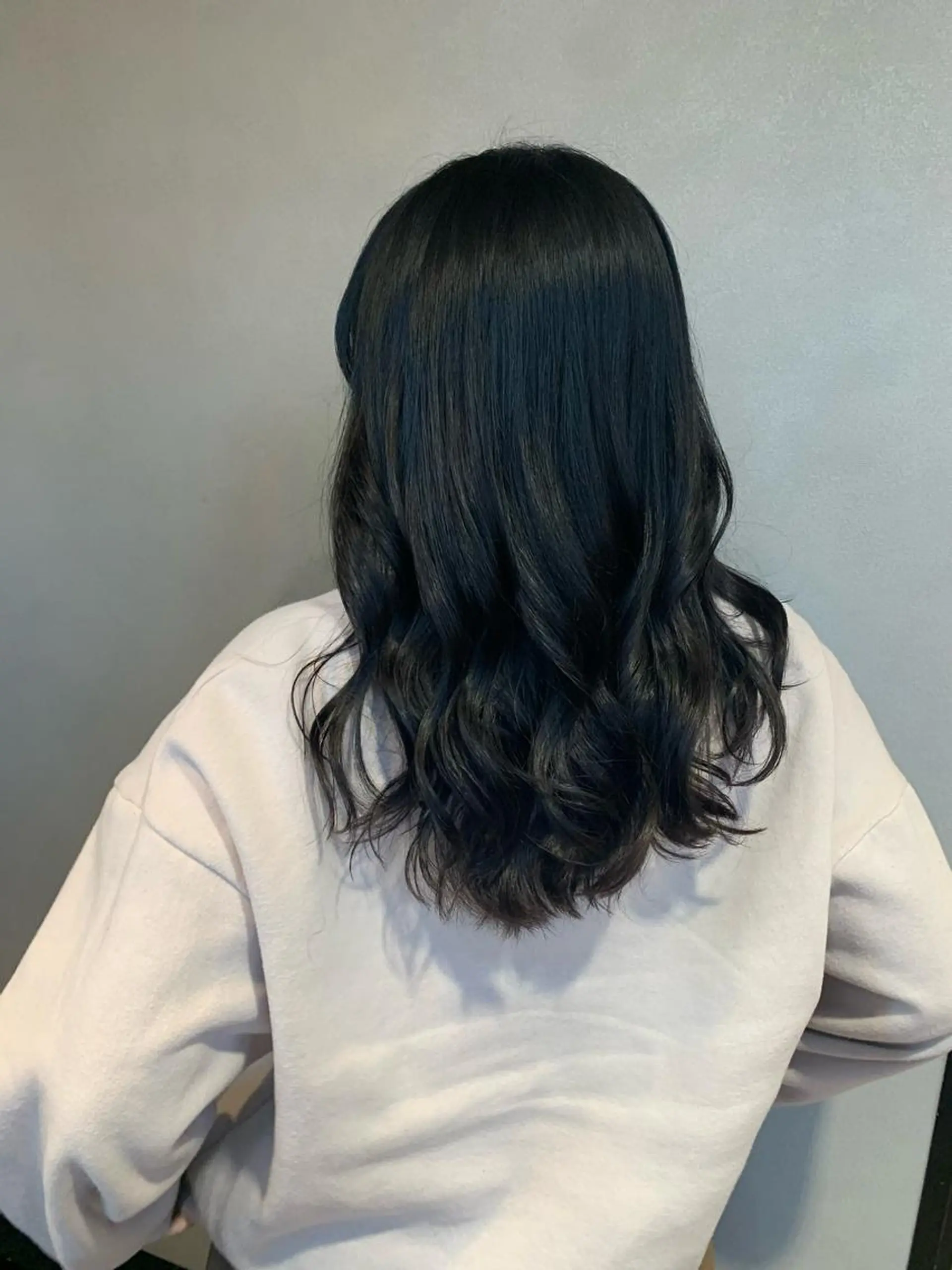 カラー アディクシーカラー ブルーカラー 透明感カラー 門野 優羽のヘアスタイル