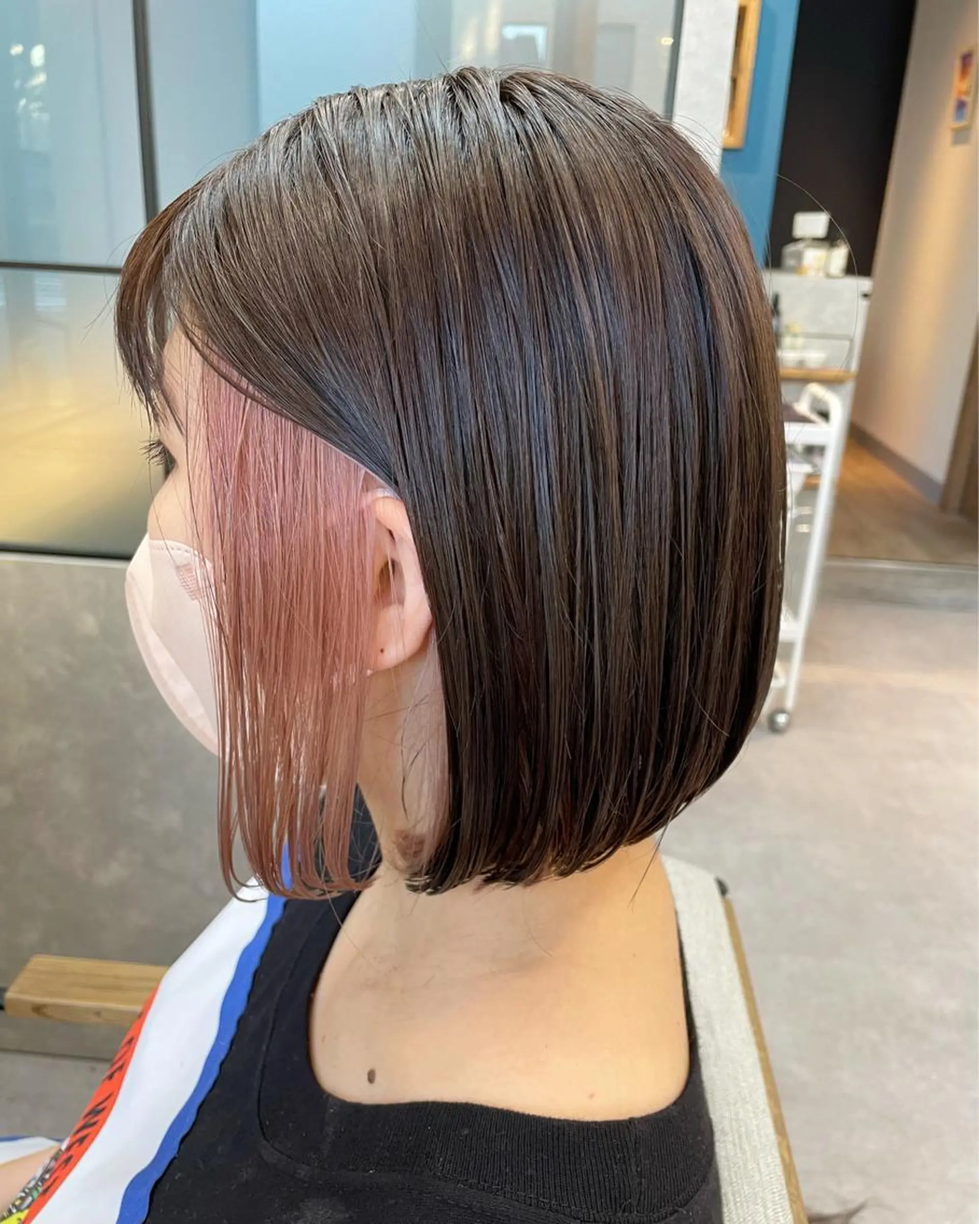 ショート カラー カット ヘアカラー トリートメント かわさき ともやのヘアスタイル