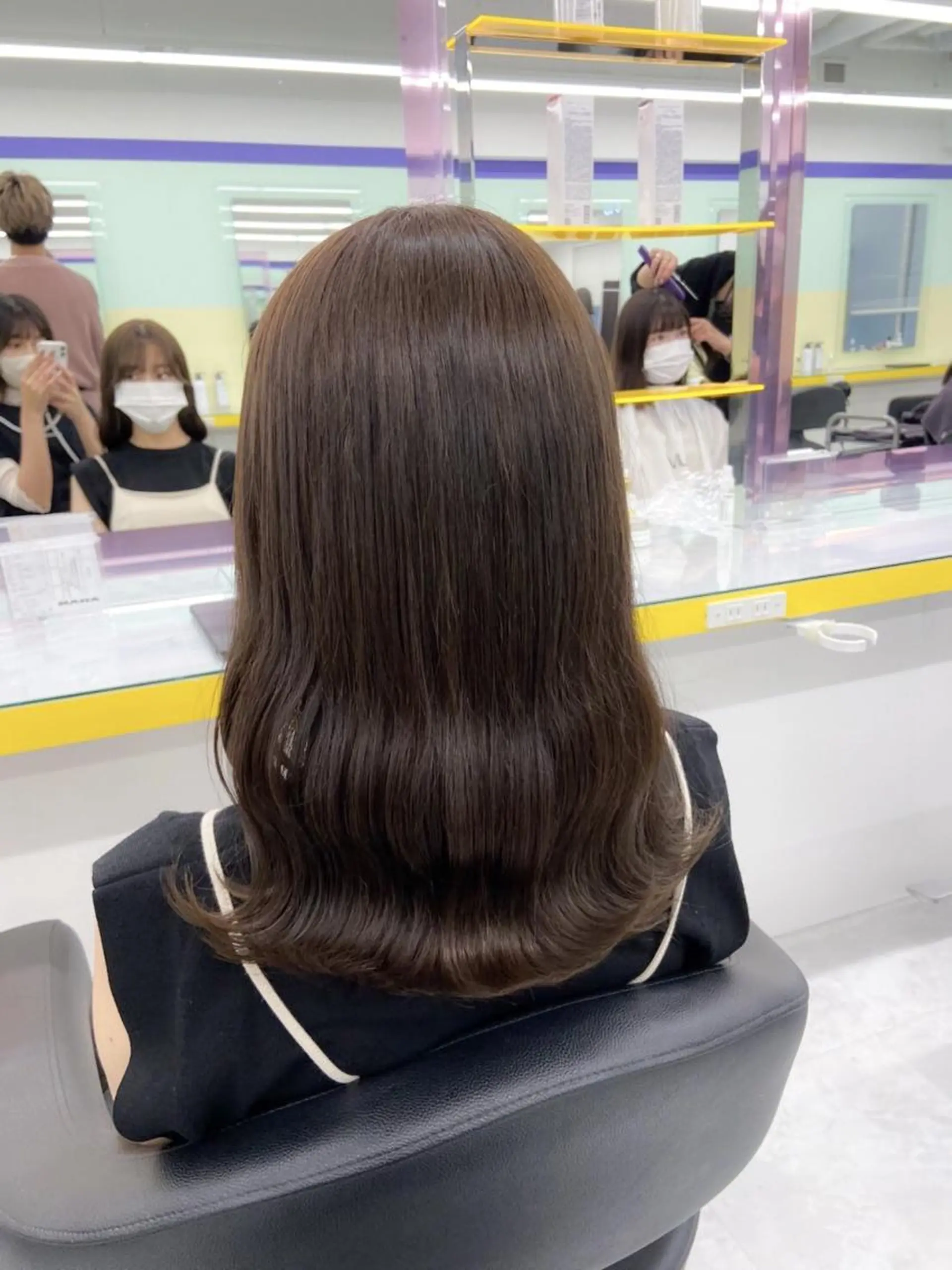 カラー 透明感🫧ナチュラル 上品ヘア🫧銀座のヘアスタイル