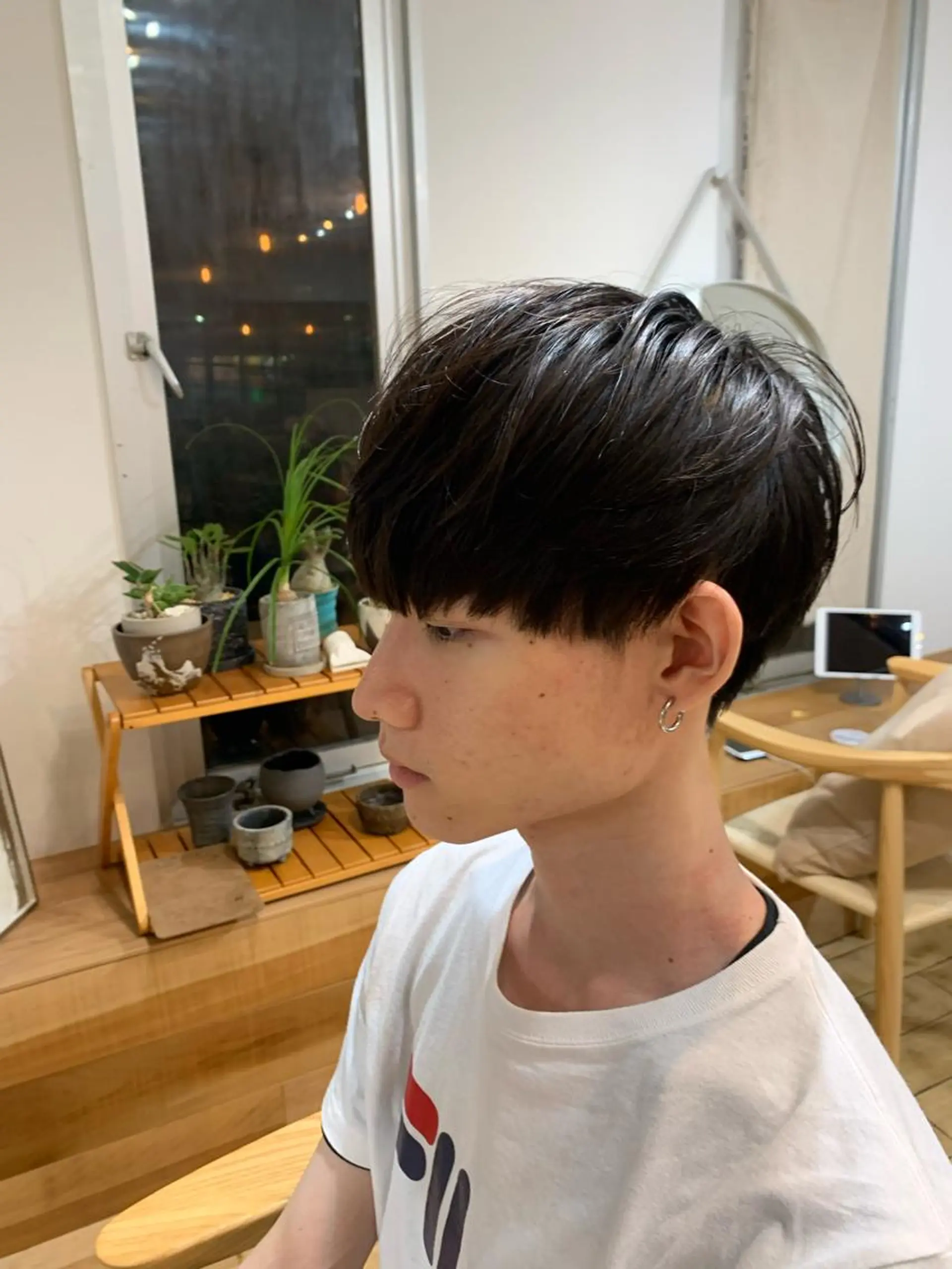 ショート メンズ メンズ韓国風 韓国マッシュ マッシュ 韓国風ヘア カット ヘアセット メンズStylist 山根慧のヘアスタイル