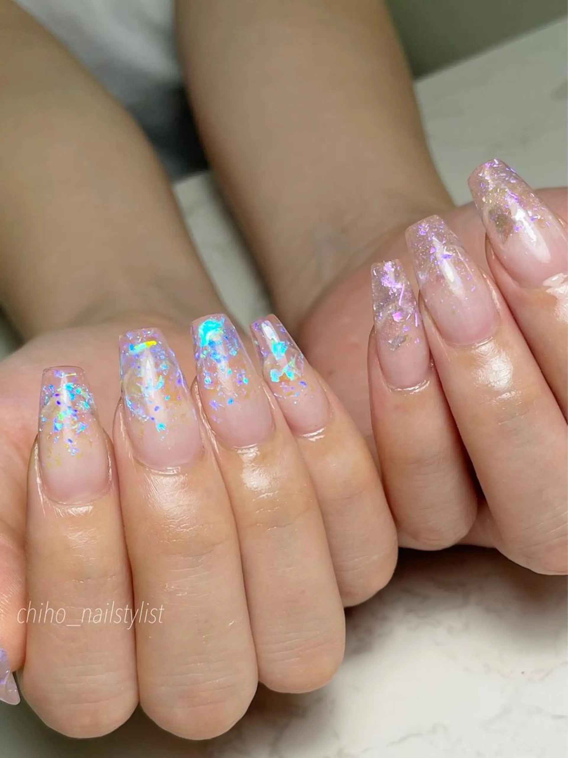 ネイル グラデーション スカルプネイル スカルプ/美爪ネイル CHIHOのネイルデザイン