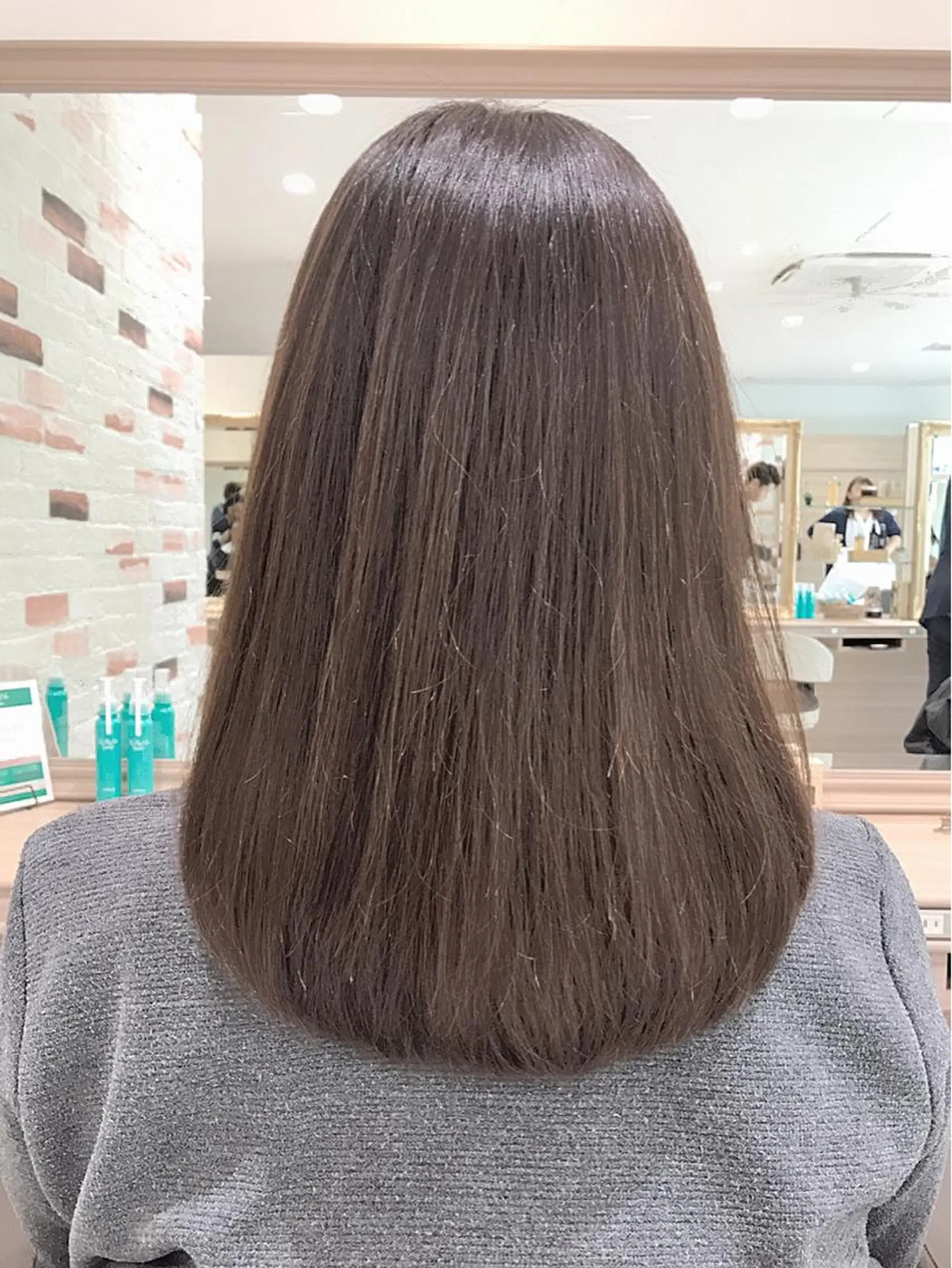 セミロング ヘアカラー 新宿 木下拓哉のヘアスタイル