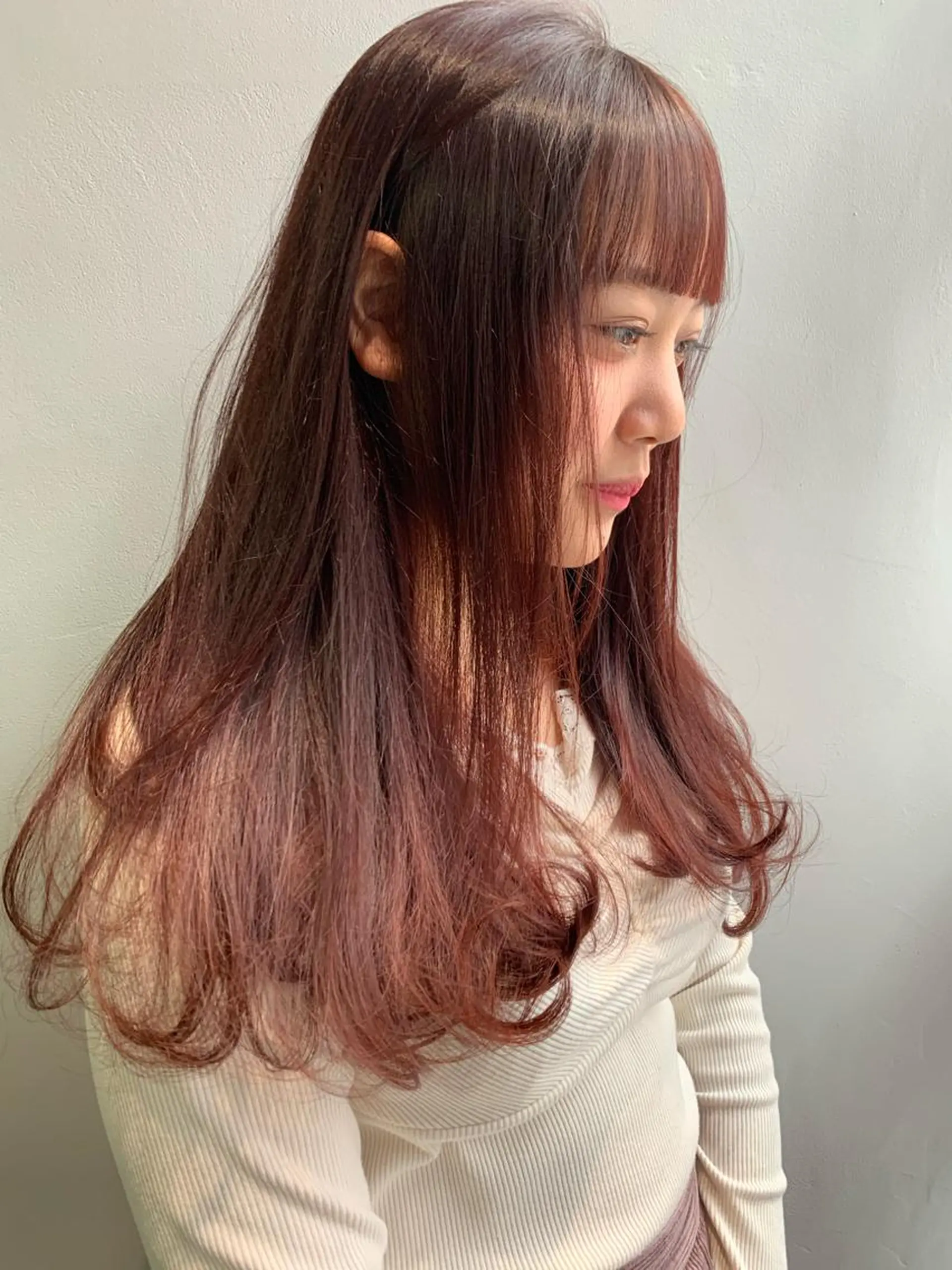 ロング カラー カット ヘアカラー トリートメント ヘアセット 🍃柔らかヘアー田中 瑞希🍃のヘアスタイル