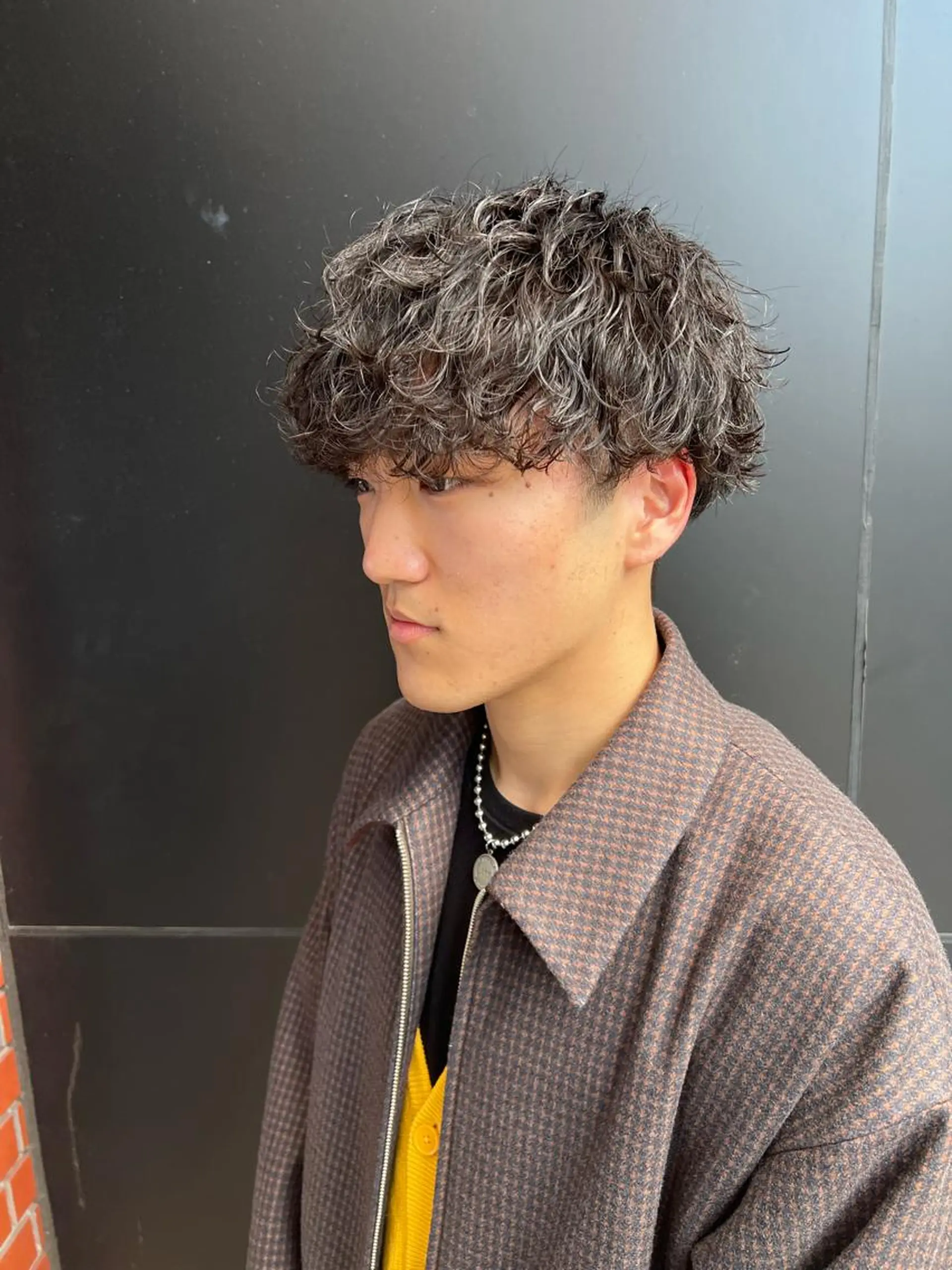 メンズ メンズブリーチ メンズハイトーン マッシュ メンズパーマ メンズツイストパーマ カット パーマ 柏メンズパーマ特化 蛯谷  晃裕のヘアスタイル