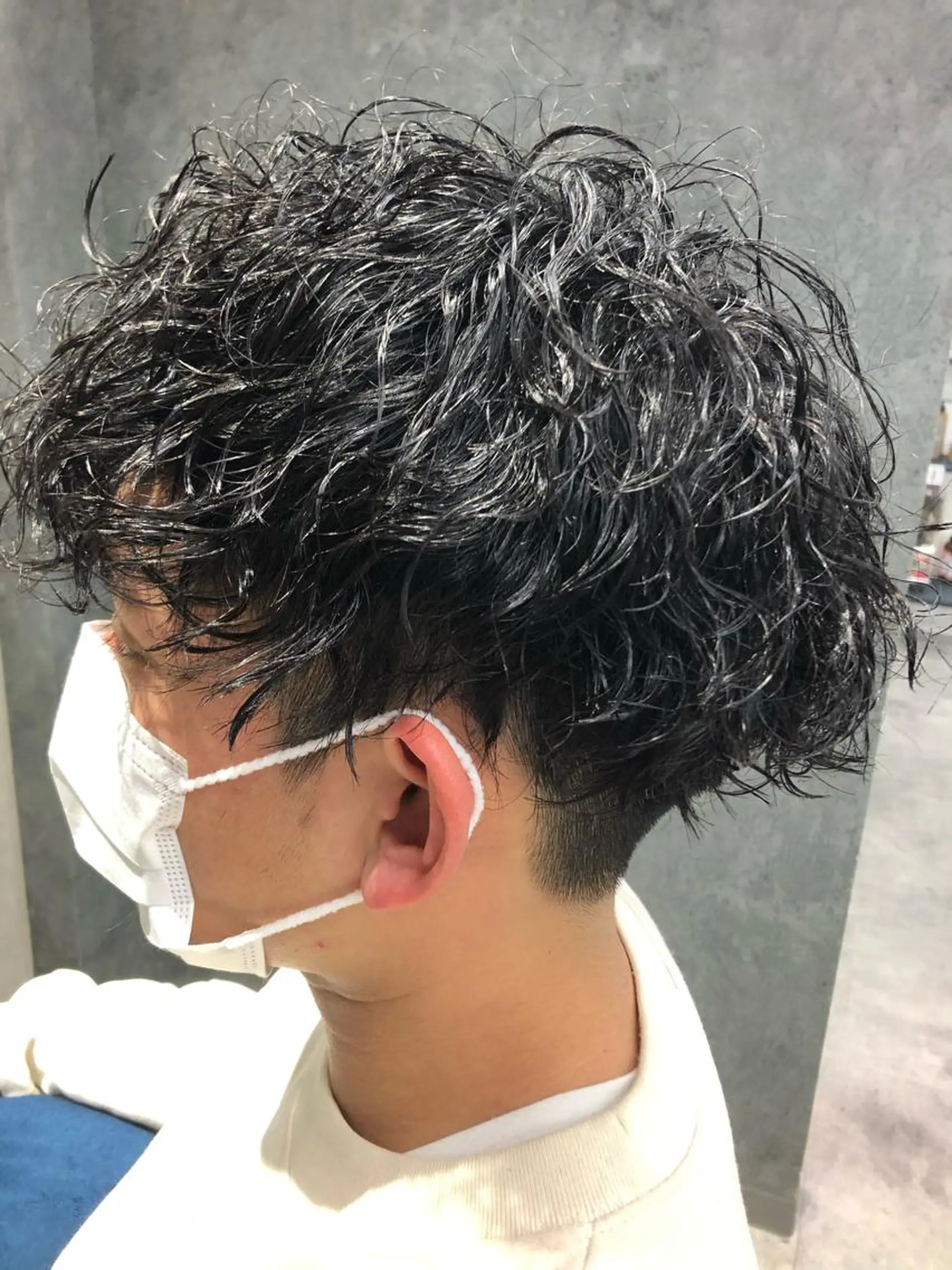 パーマ メンズ カット パーマ トリートメント Noy所属・Noyヨシモト ヒロトのヘアスタイル