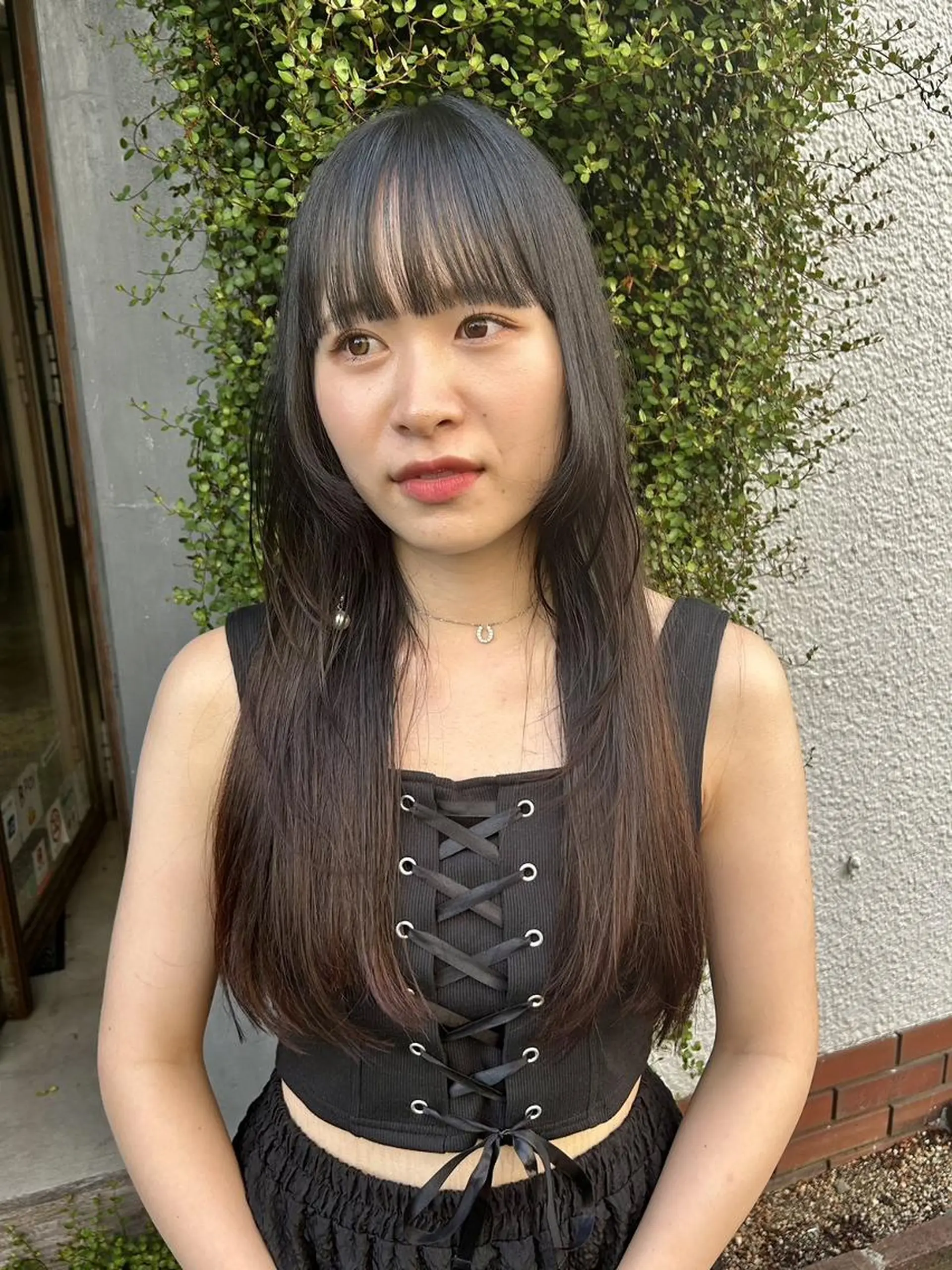 ロング カラー カット ヘアカラー トリートメント 🌼U24 ヘアデザインラボのヘアスタイル