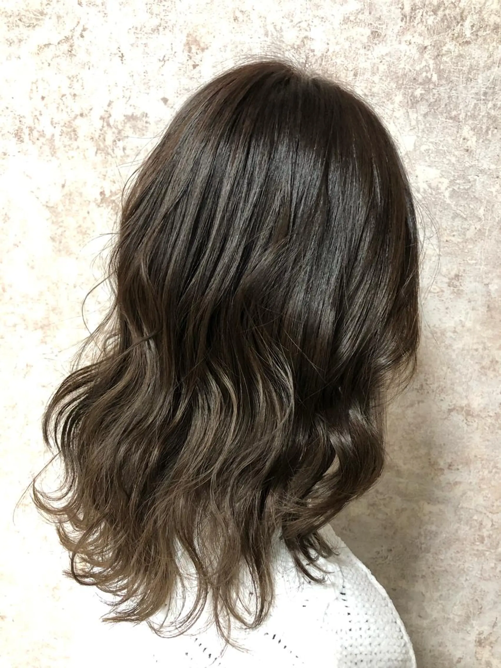 セミロング 西川 仁のヘアスタイル