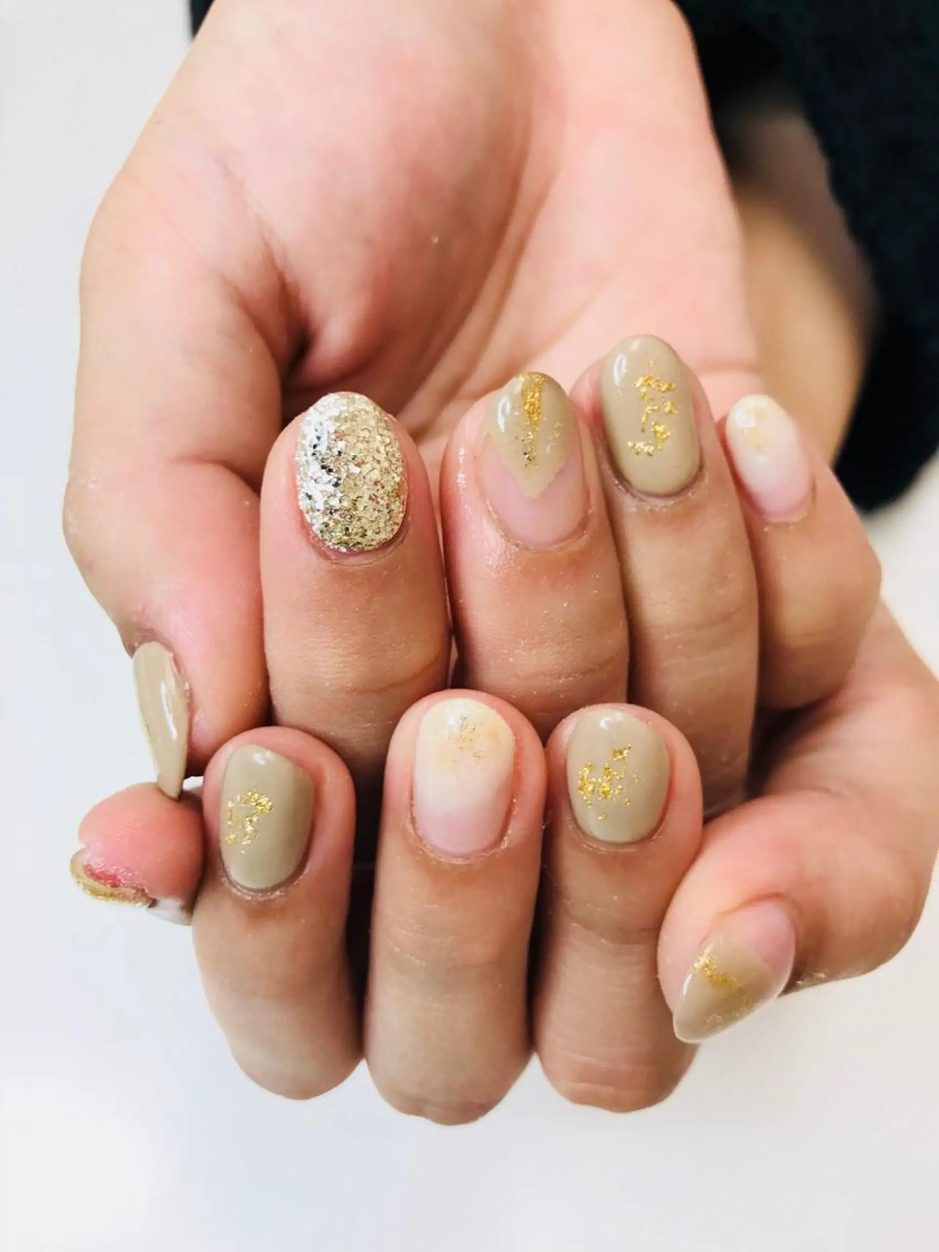 セミロング カラー パーマ ヘアアレンジ キッズ ネイル マツエク・マツパ Sunny side nailのネイルデザイン