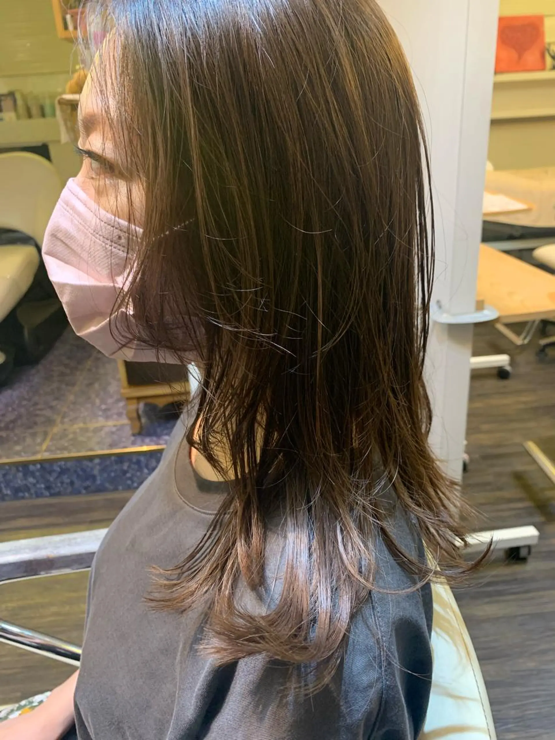 ロング カラー カット ヘアカラー トリートメント ヘアセット DiMPlE  ディンプル所属・🌸スタイリスト 山浦美恵のヘアスタイル