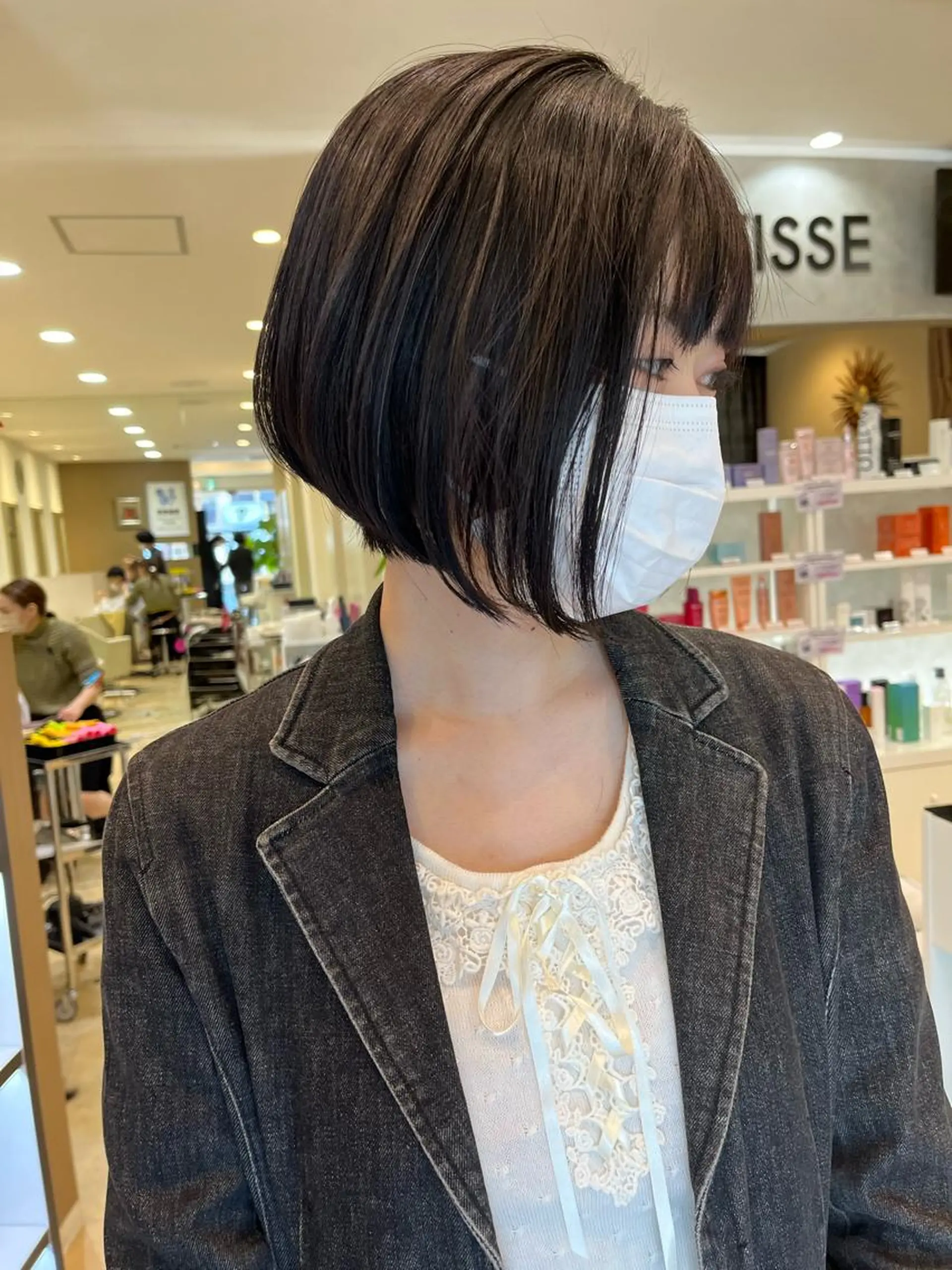 ショート カット ヘアカラー トリートメント ヘッドスパ 西新/siohair 似合わせ/石尾刻矢のヘアスタイル