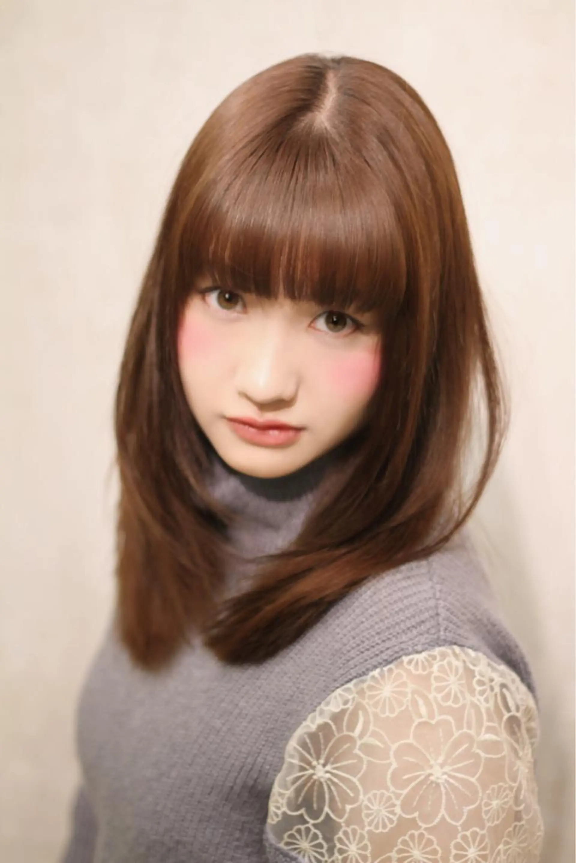 ミディアム カラー イルミナカラー トリートメント カット 縮毛矯正 トリートメント ヘアセット LAS 代表 ナガカワ コウヘイのヘアスタイル