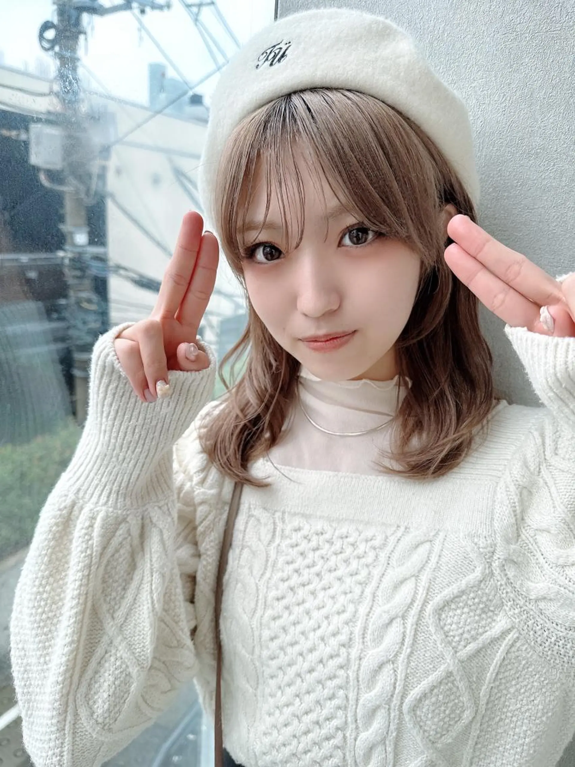 ミディアム 顔周りカット 瀬畑 拓海のヘアスタイル