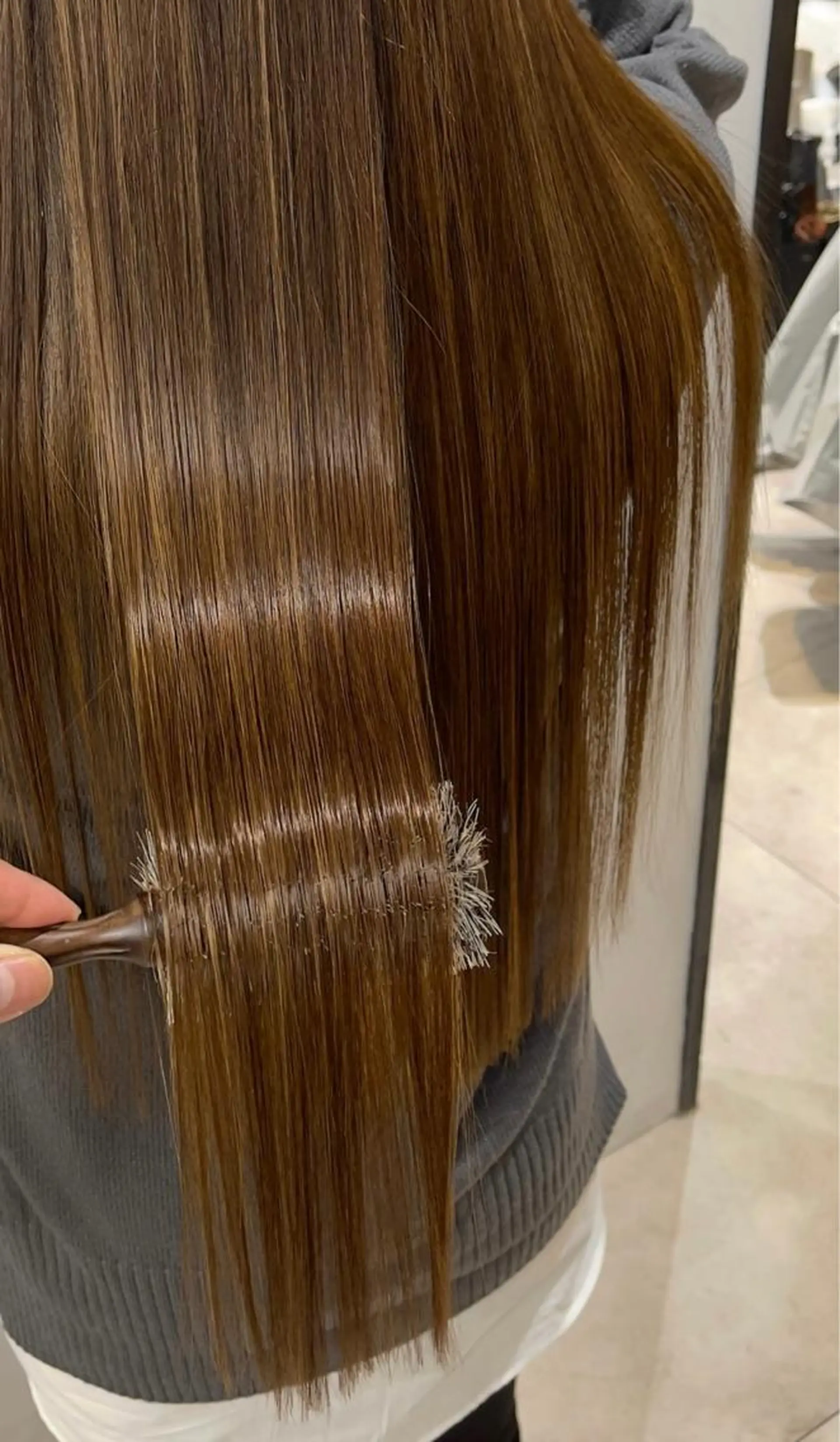 ロング tahie所属・クスカワ ノリエのヘアスタイル