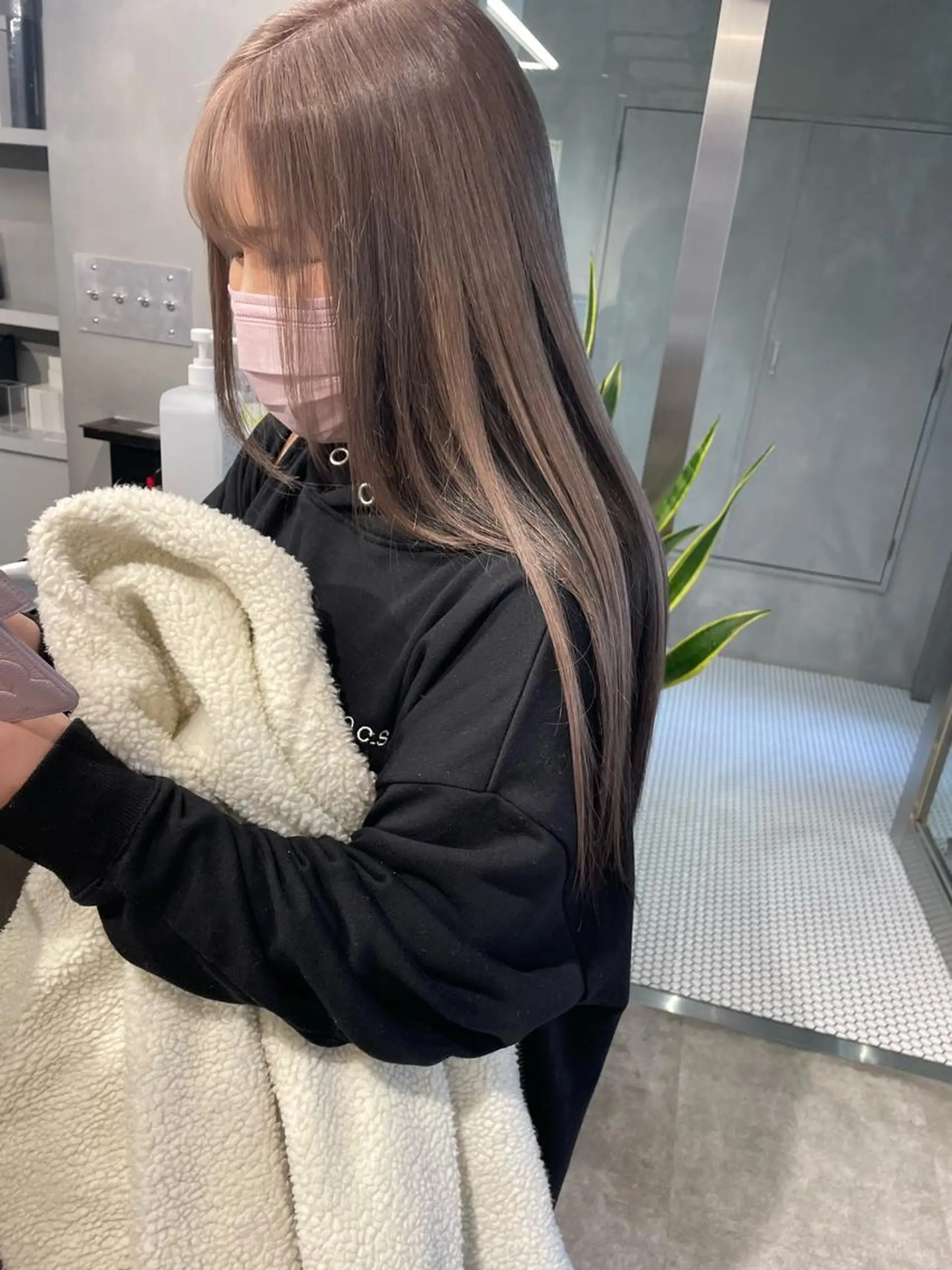 ロング ヘアカラー トリートメント LA.MIU★ Mayuのヘアスタイル