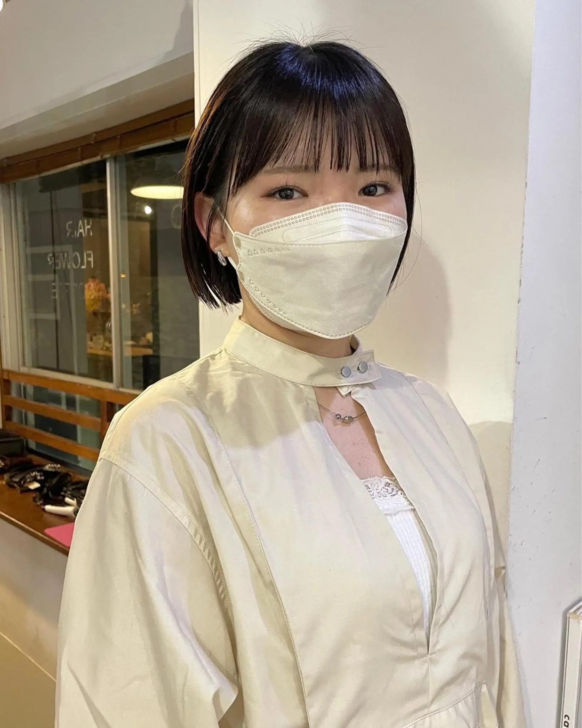 ショート ボブ silo所属・silo MOKA 顔周りカット🦦のヘアスタイル