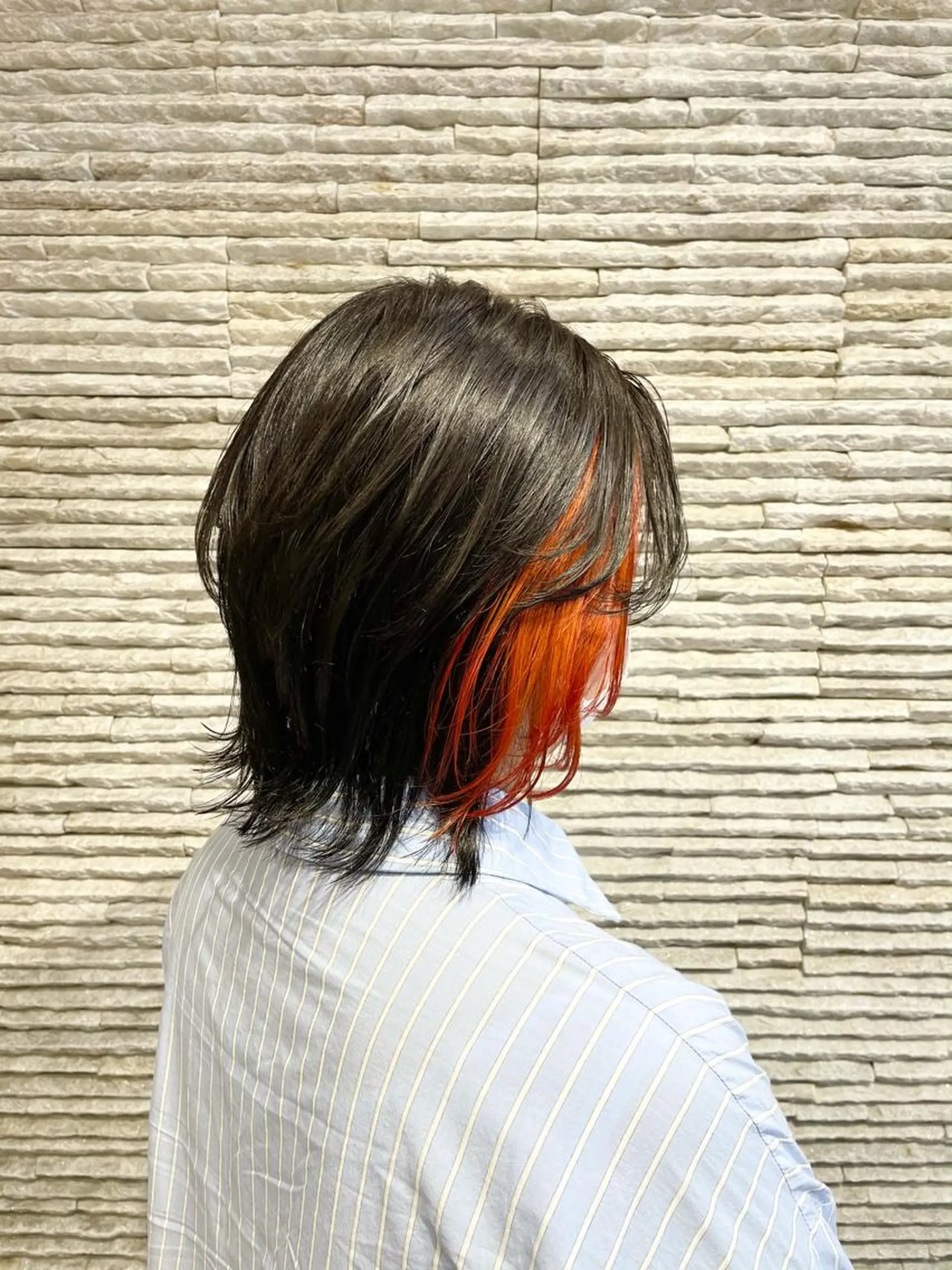 ミディアム カラー ヘアカラー 嶋田 ゆきのヘアスタイル
