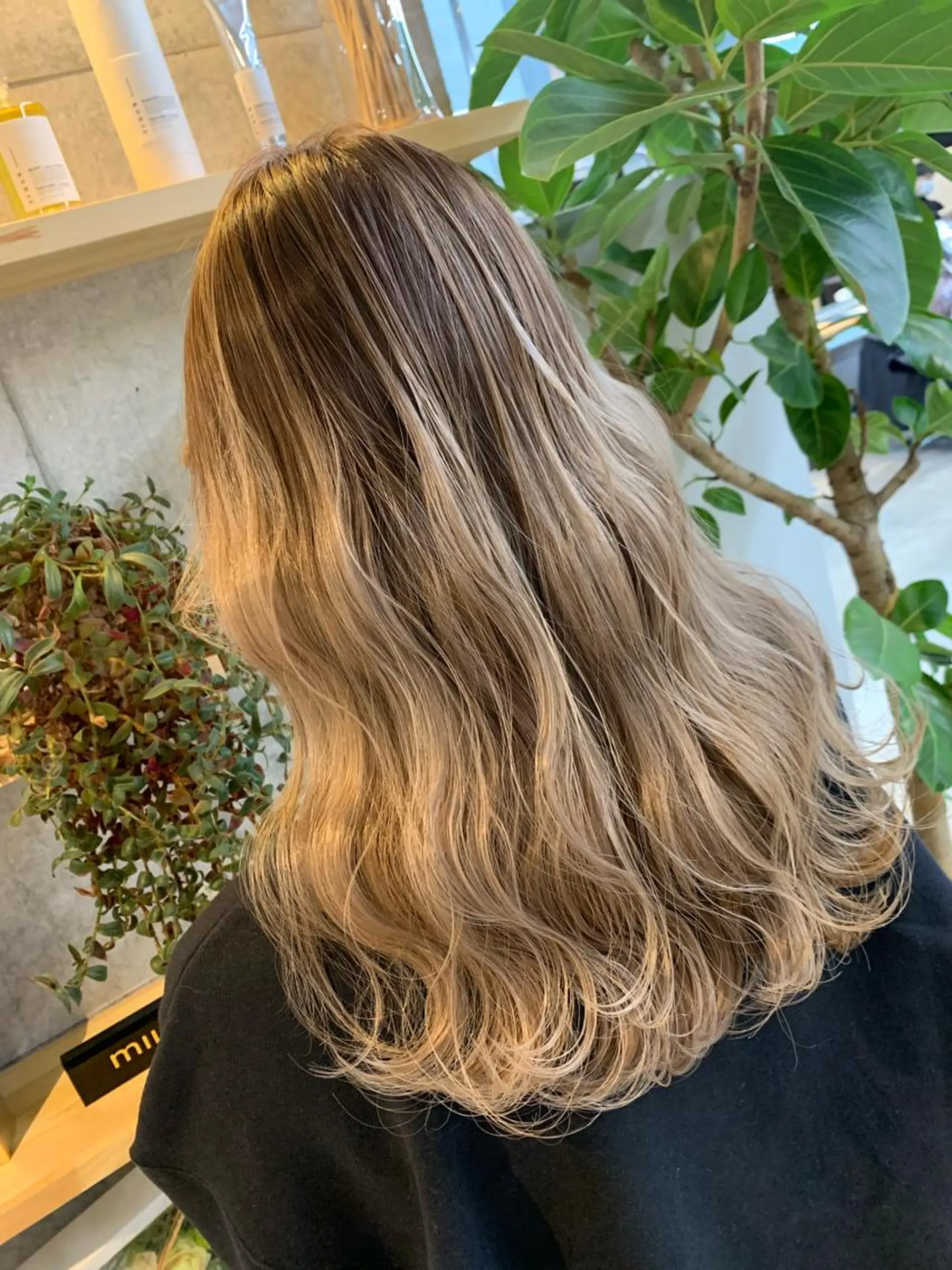 ロング 天野 開のヘアスタイル