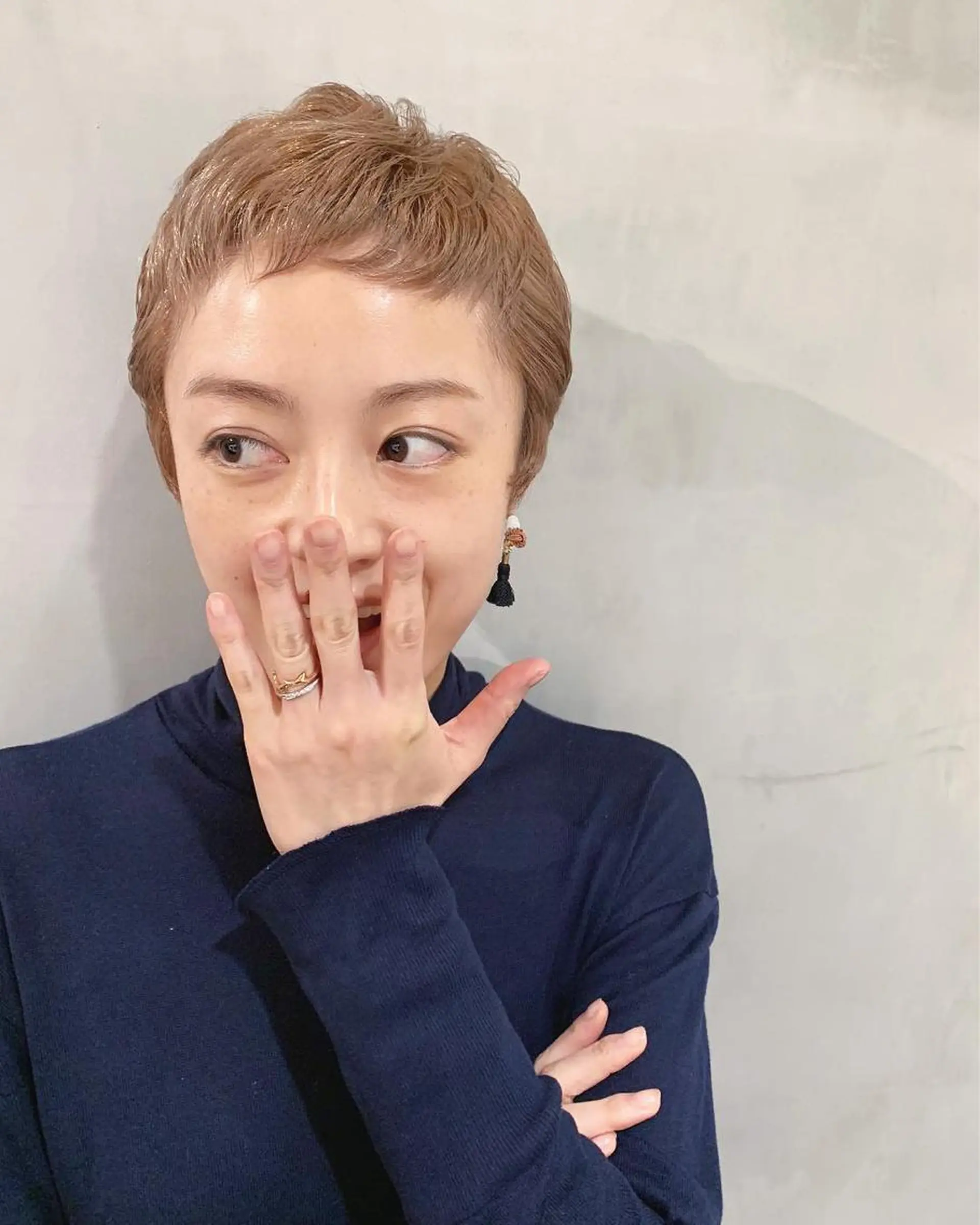 ショート カラー ヘアカラー トリートメント 優 作のヘアスタイル