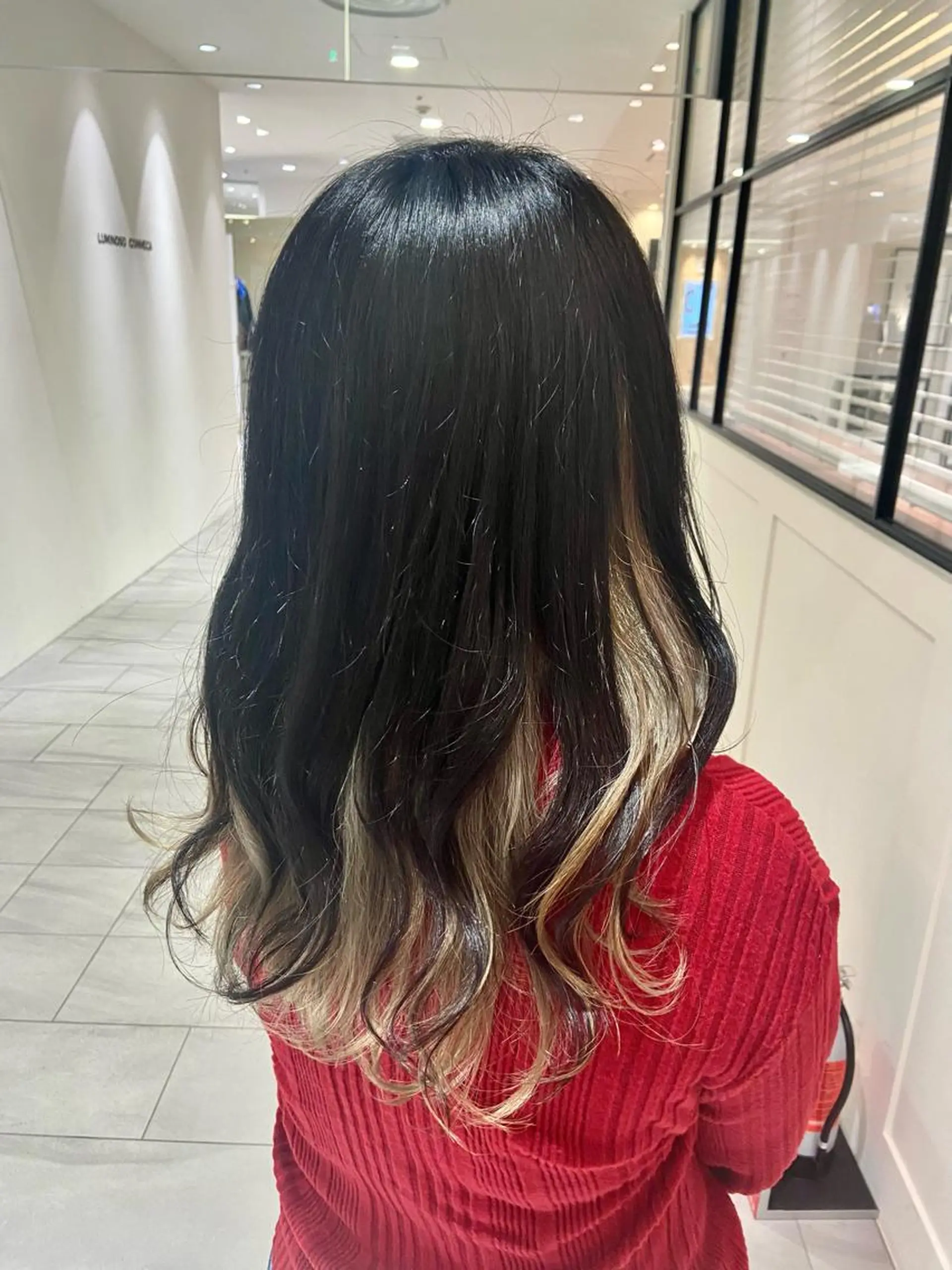 ミディアム カラー ブリーチ カット ヘアカラー BEHIVE パルコ2店所属・今 眞人のヘアスタイル